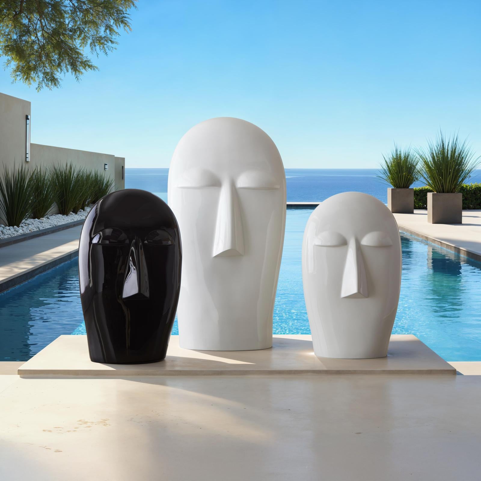 Emerging Face Sculpture