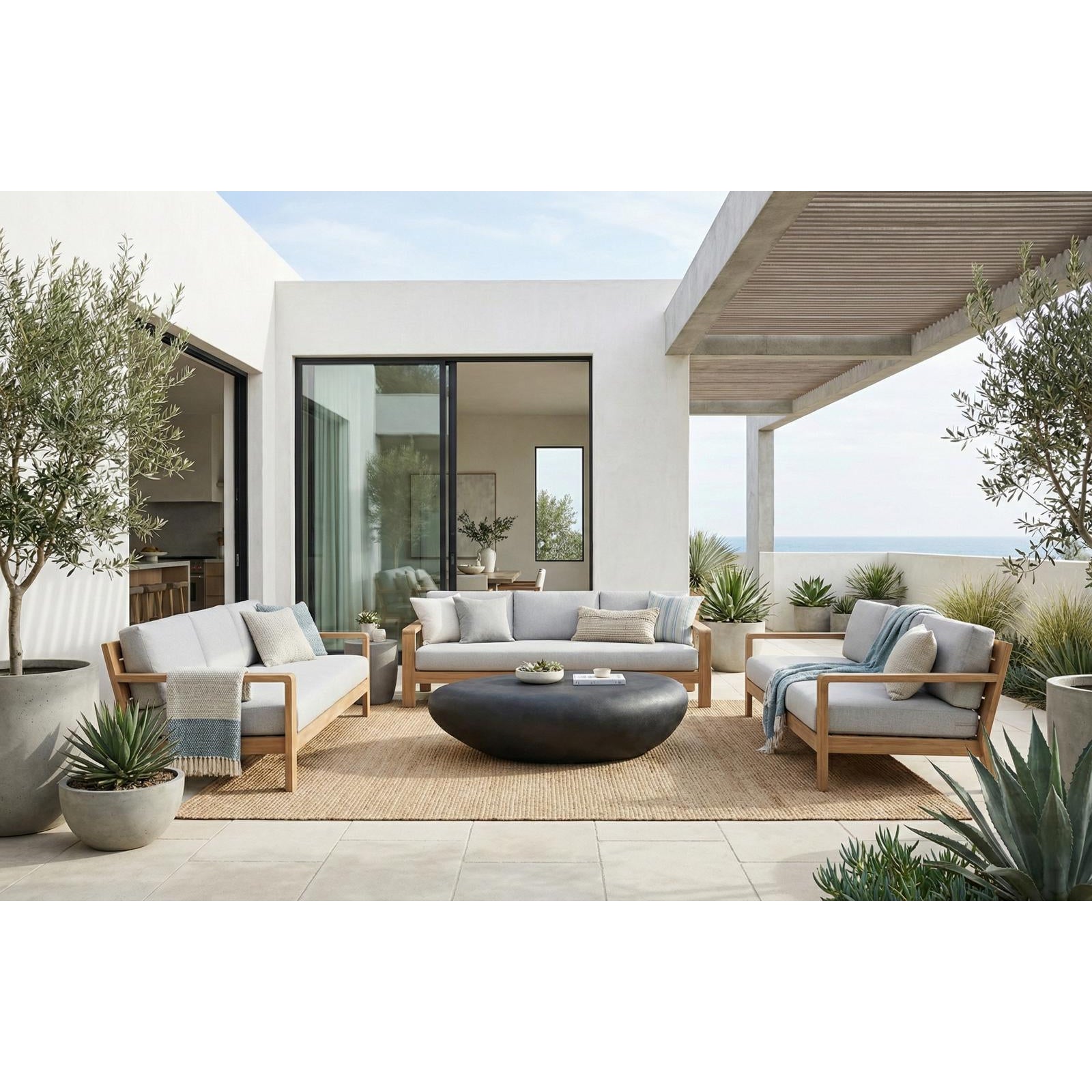 River Stone Coffee Table - Extra Large