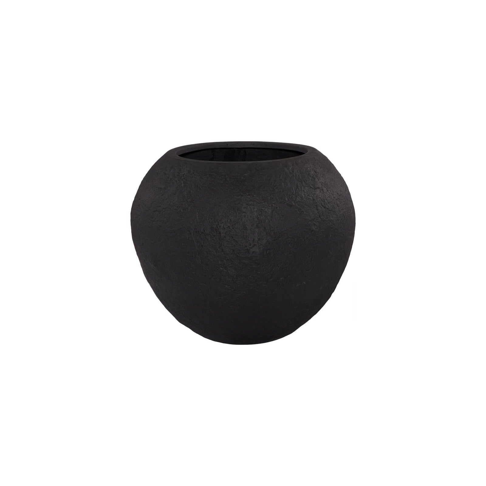 Aera Wide Planter - Black