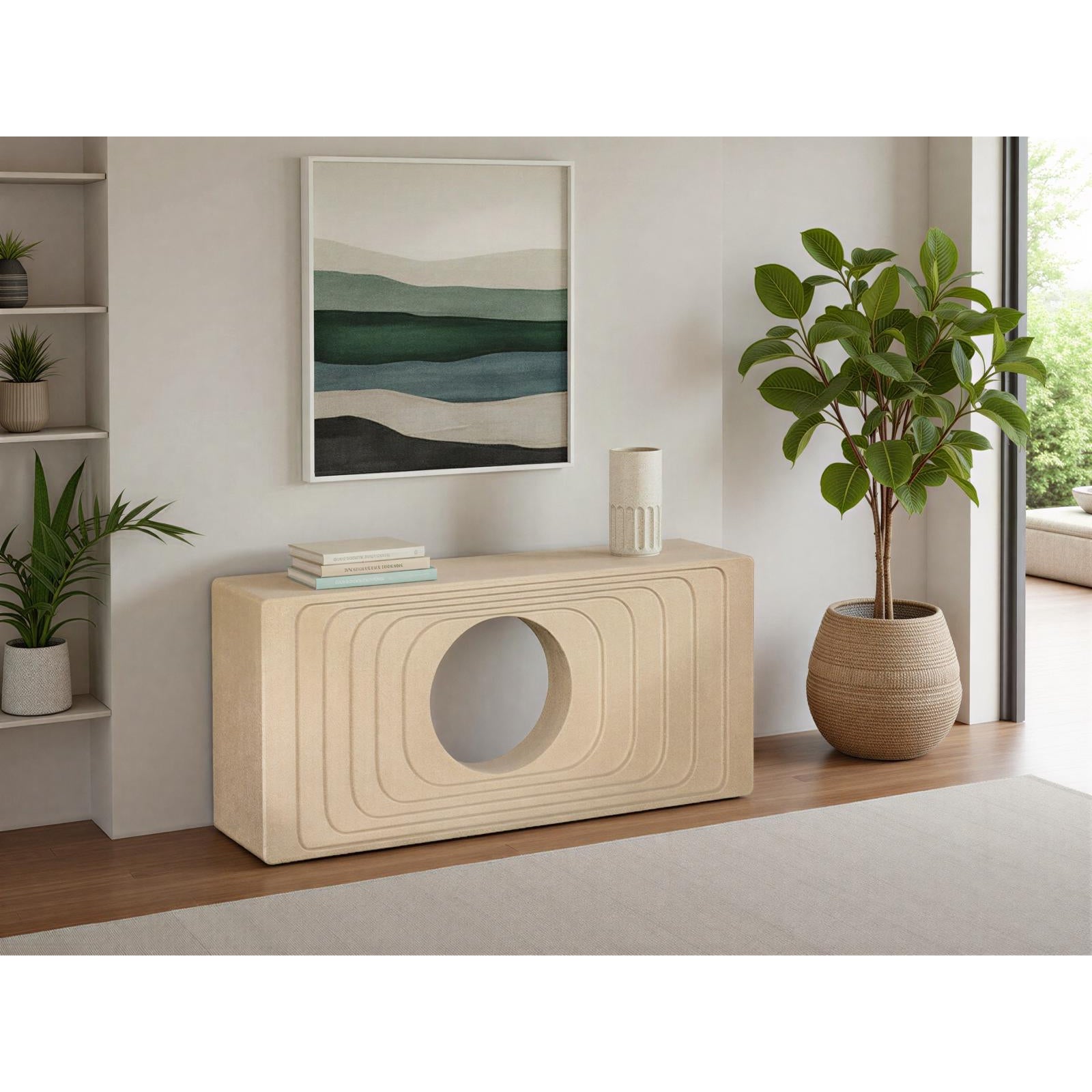 Centered Console Table