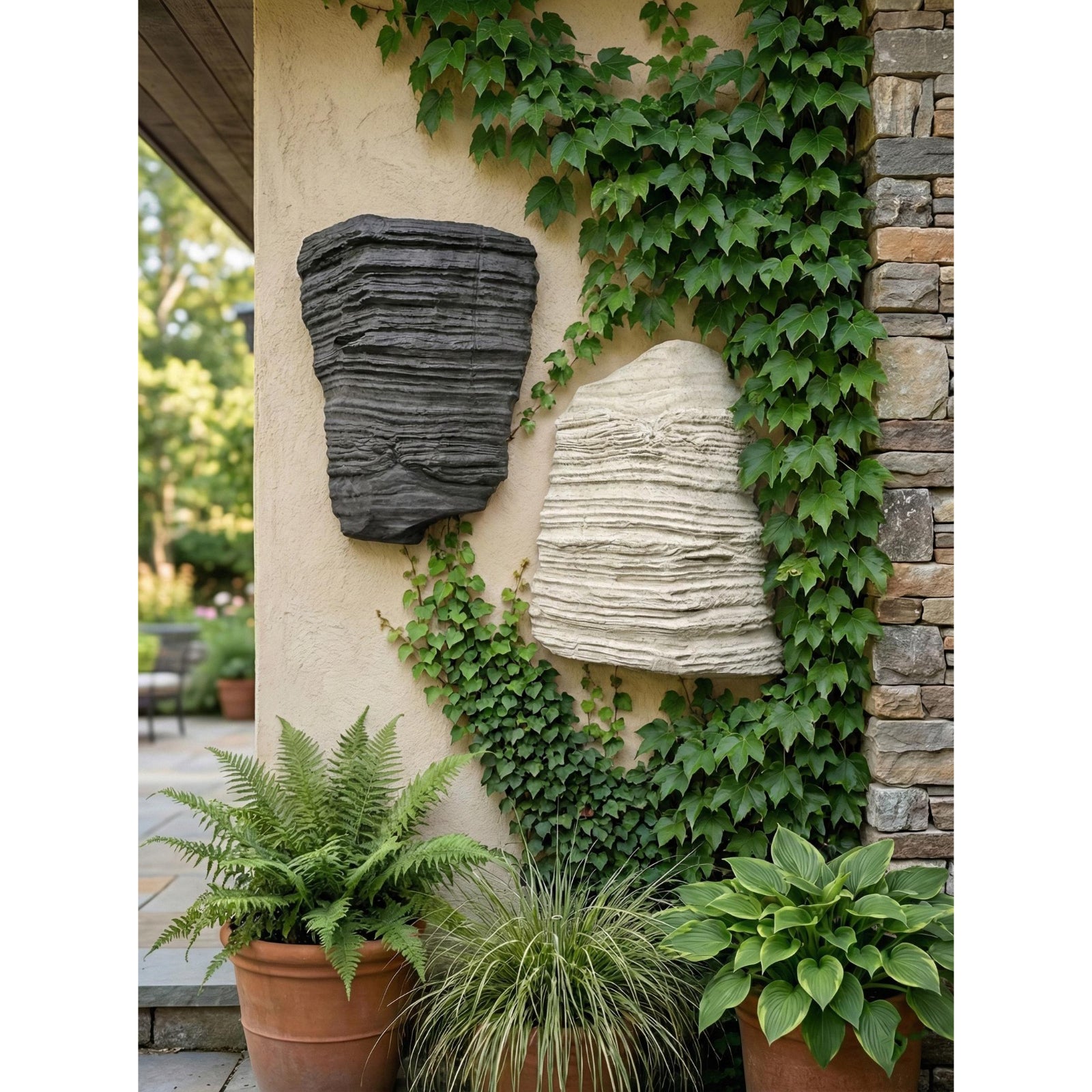 Stratified Rock Wall Decor