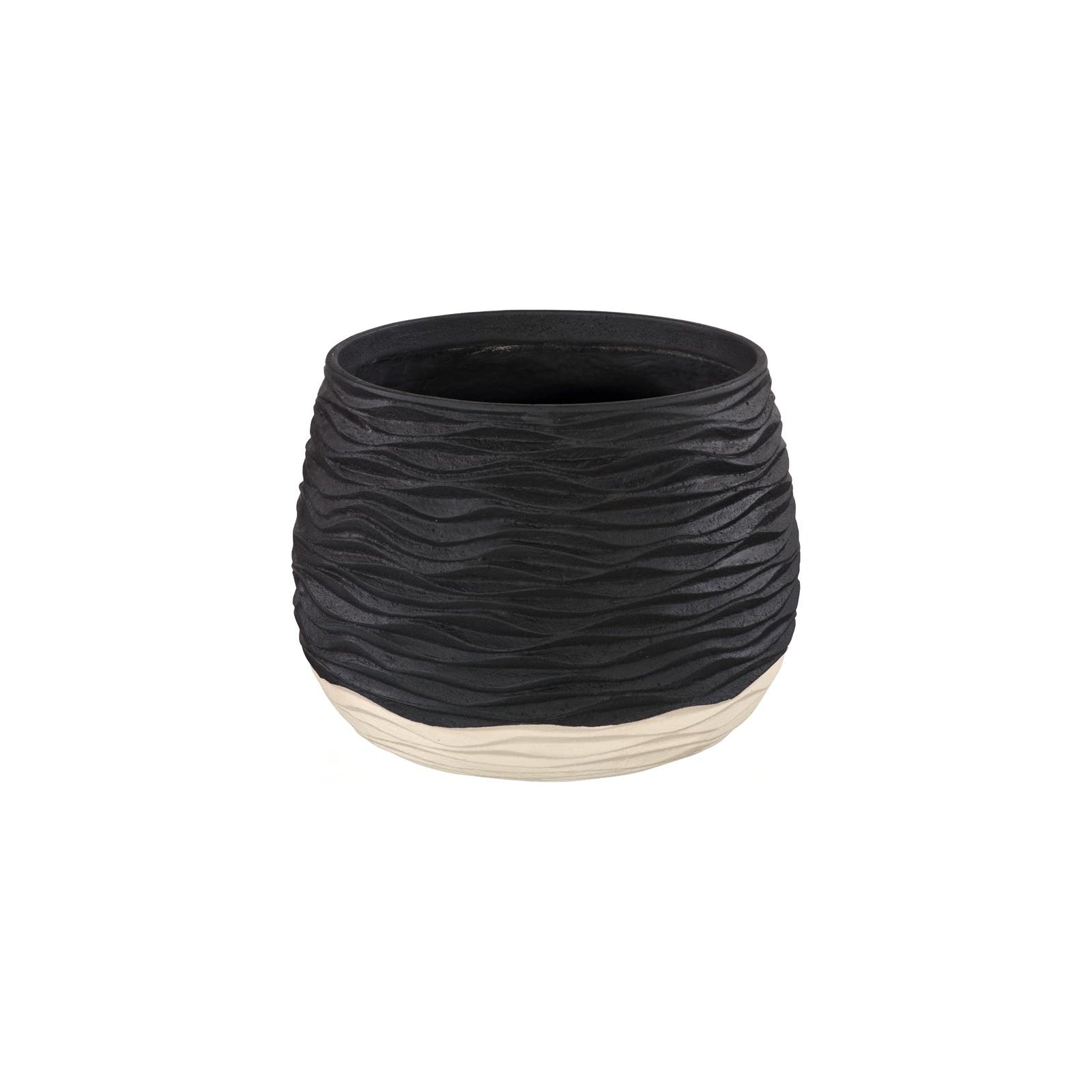 Wavy Two Tone Vase - Large