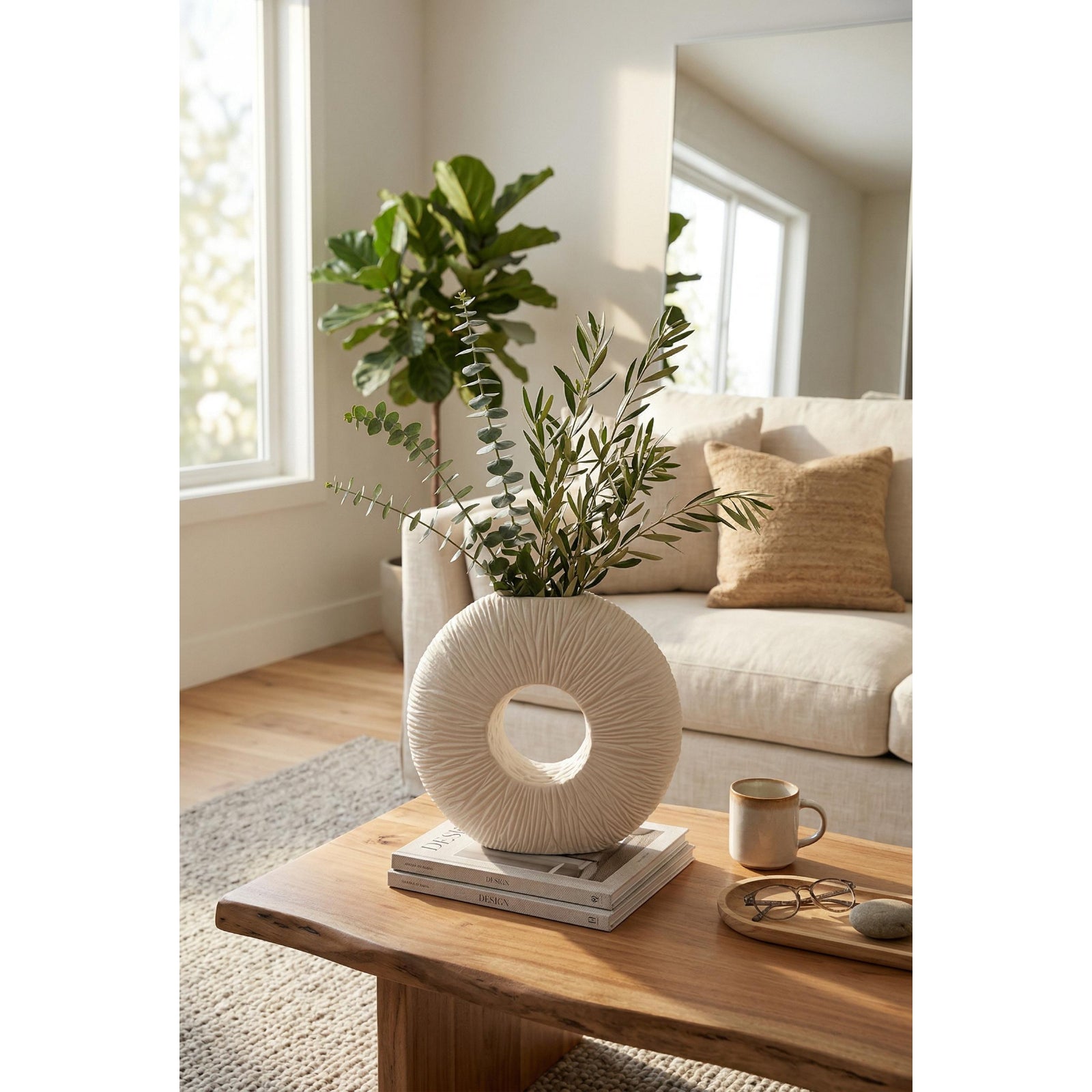 Waves Circle Vase