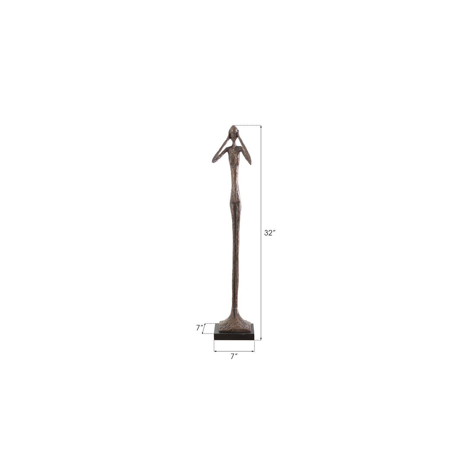 Hear No Evil Slender Sculpture
