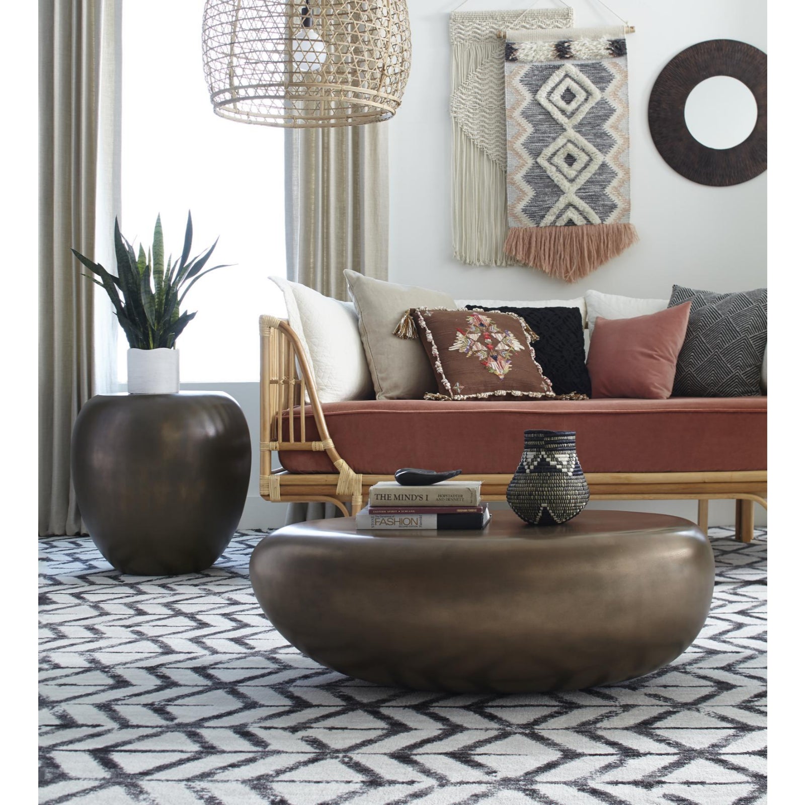 River Stone Side Table