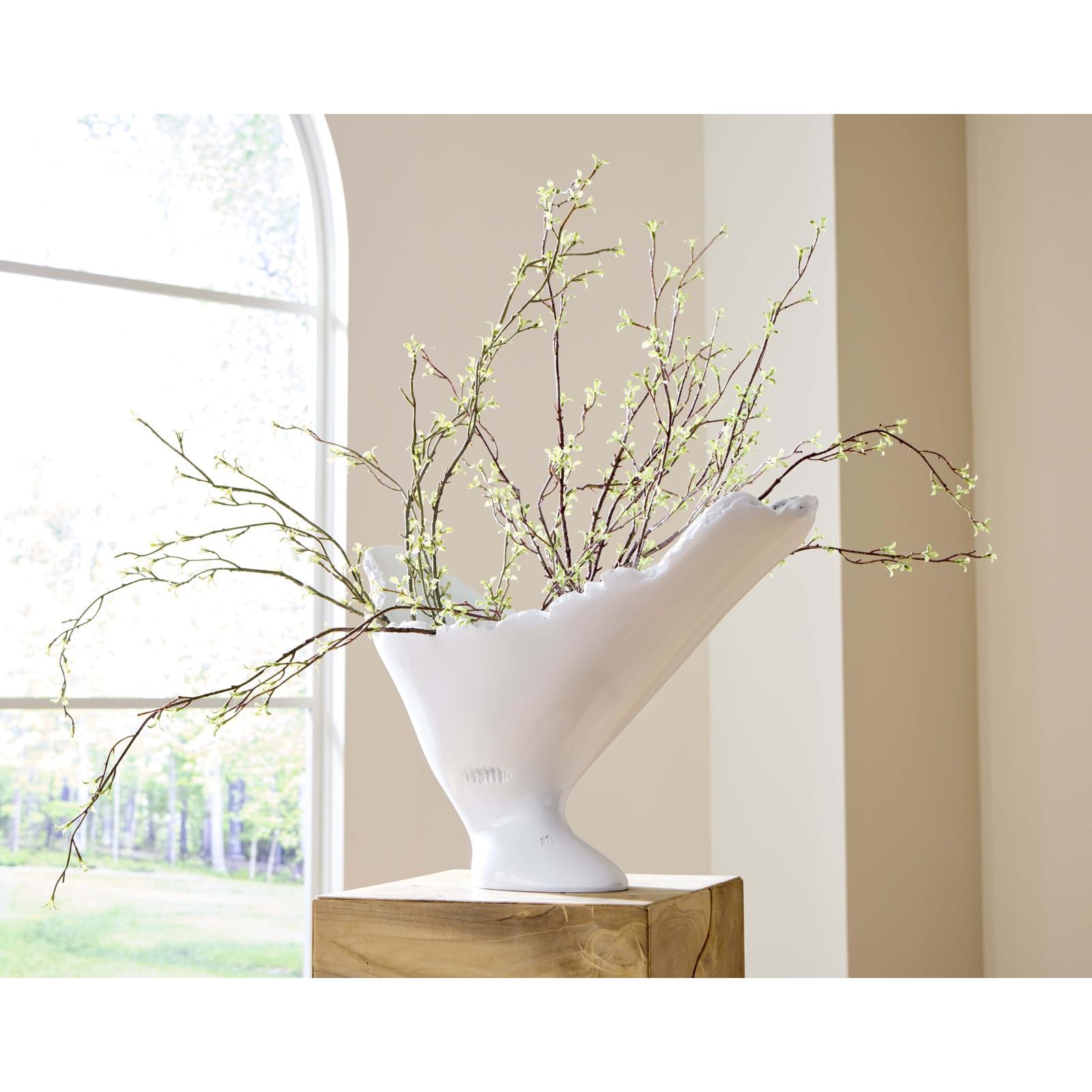 Burled Vase