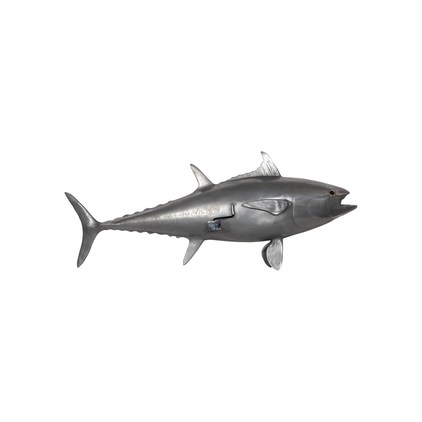 Bluefin Tuna Fish Wall Sculpture - Gray