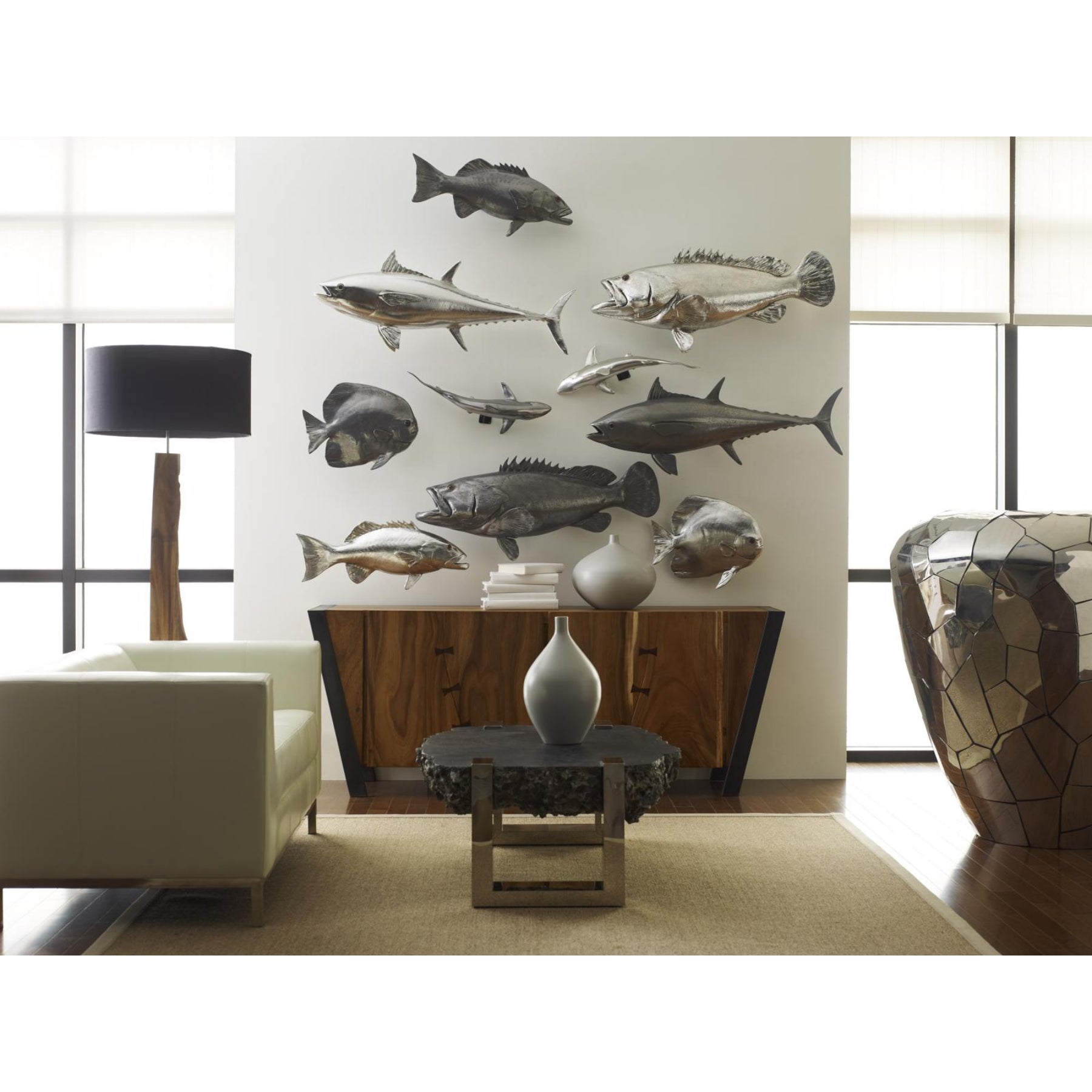 Australian Bat Fish Wall Sculpture