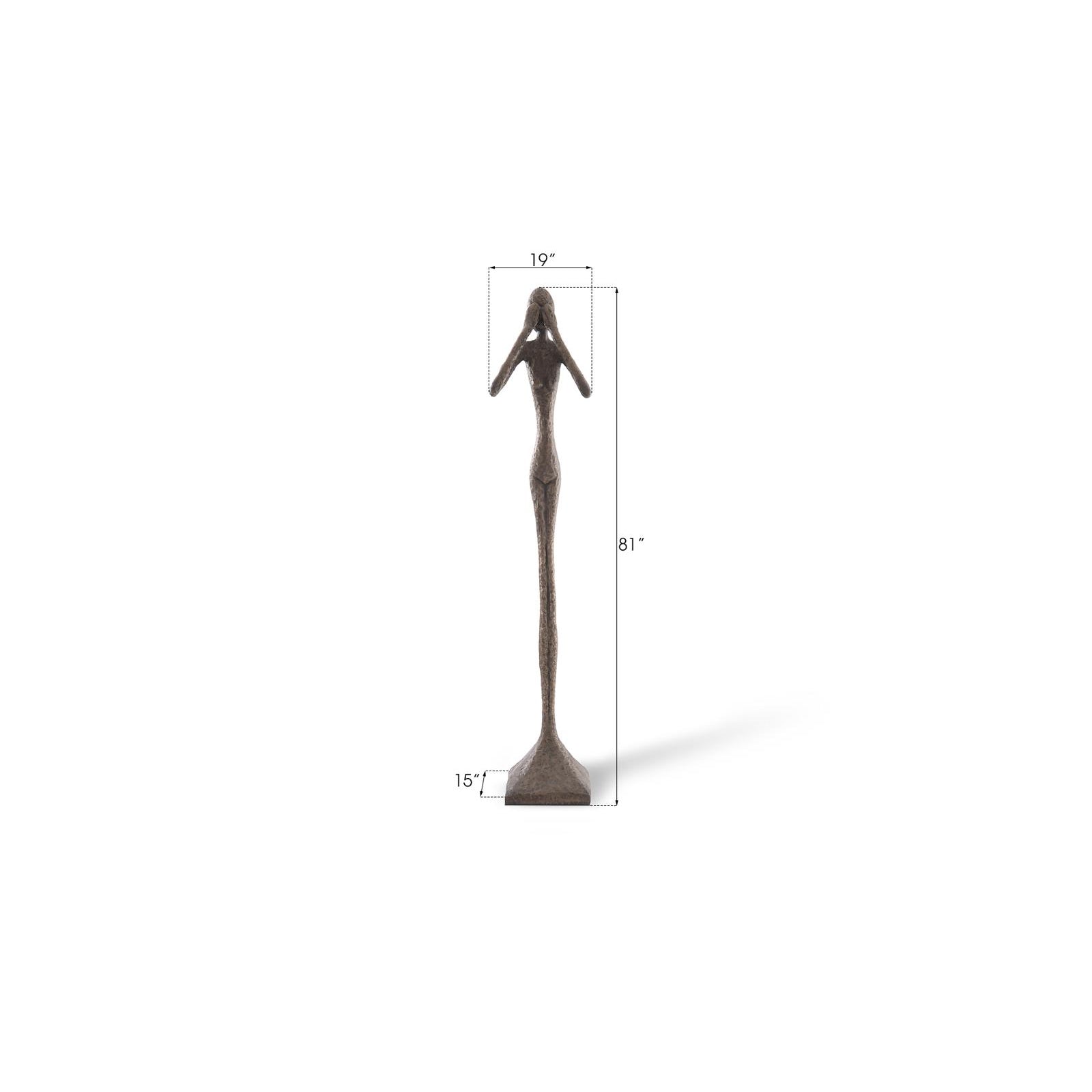 See No Evil Slender Sculpture - Large