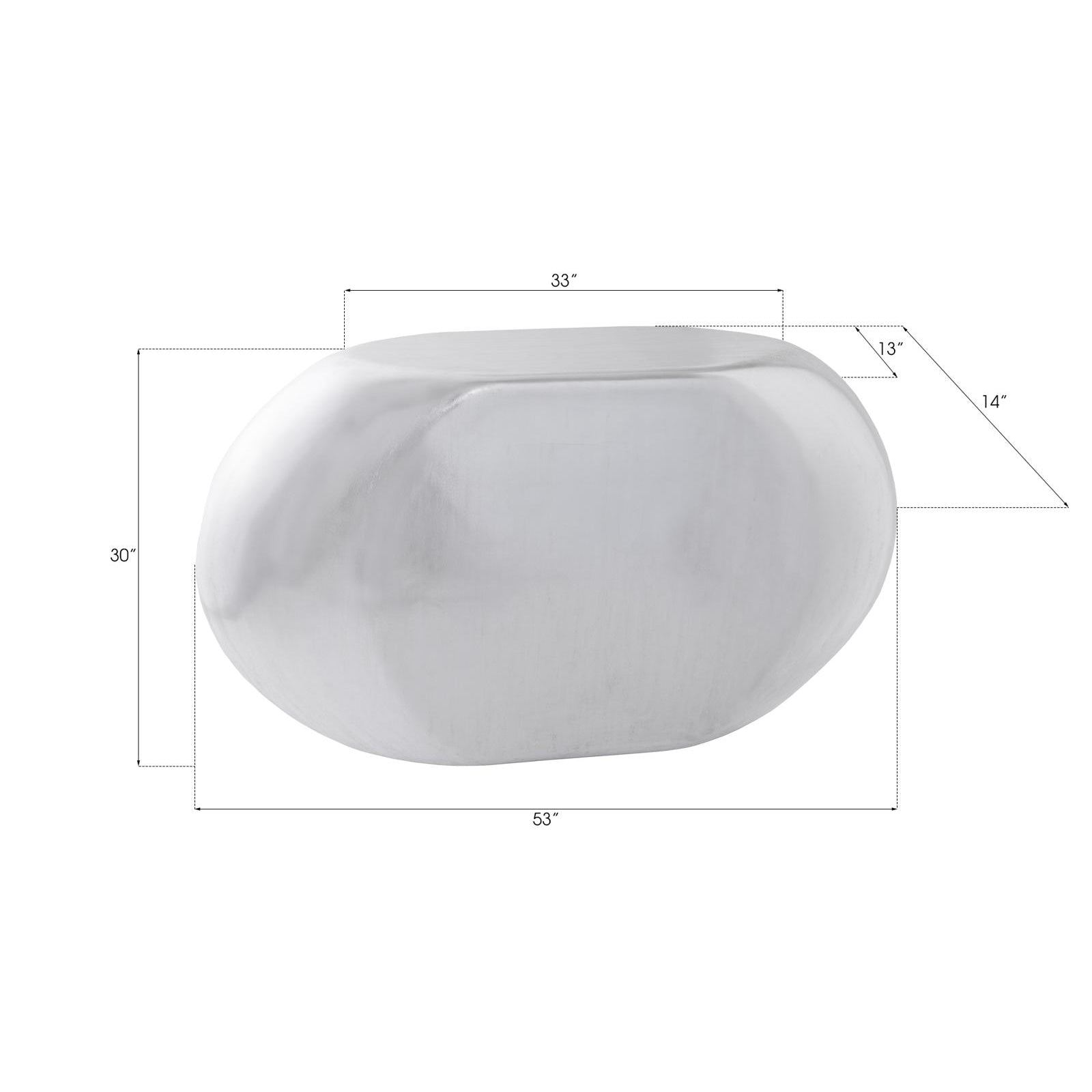 River Stone Console Table