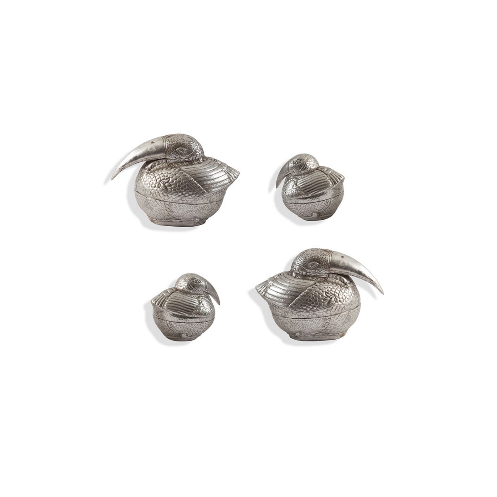 Kiwi Birds Wall Art - Set of 4