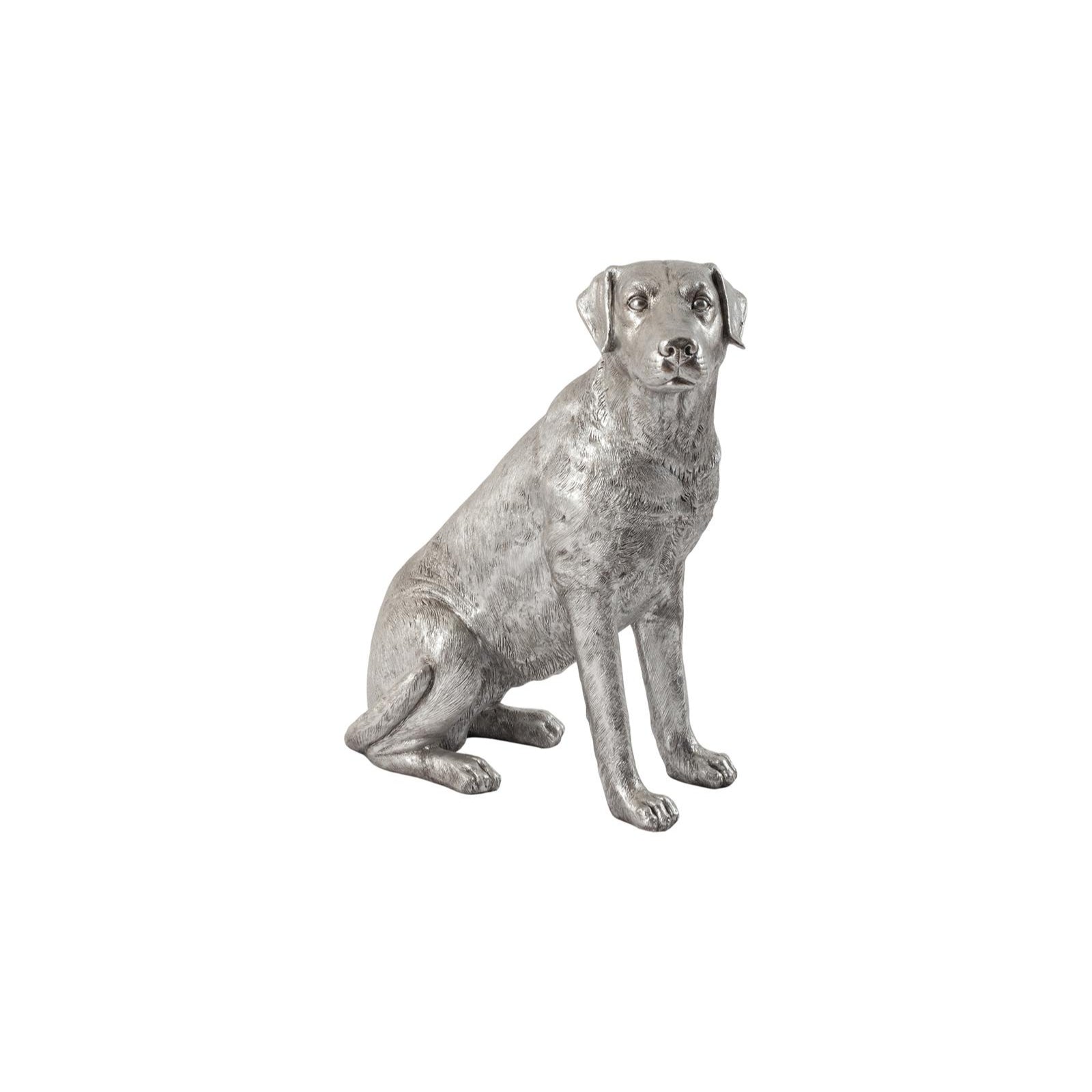 Labrador Sitting Dog Sculpture