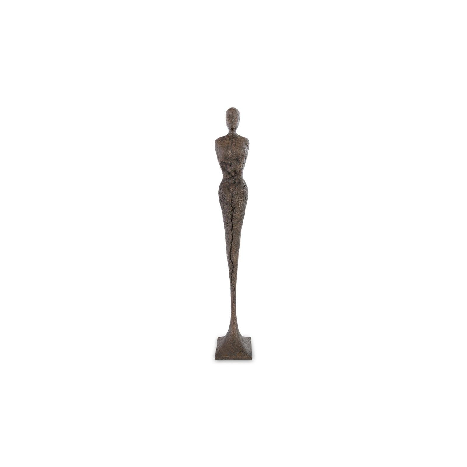 Tall Chiseled Female Sculpture