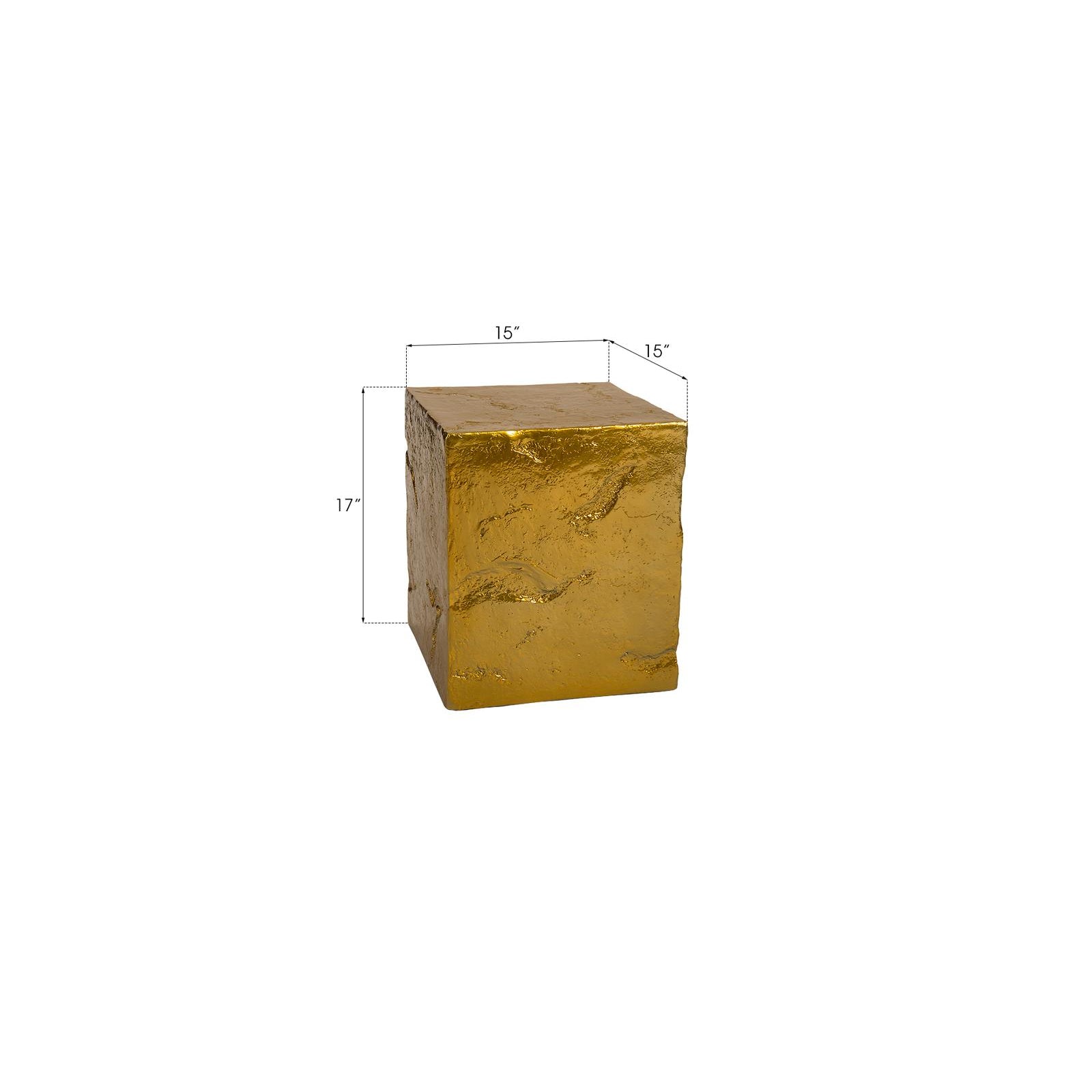 Slate Pedestal - Liquid Gold