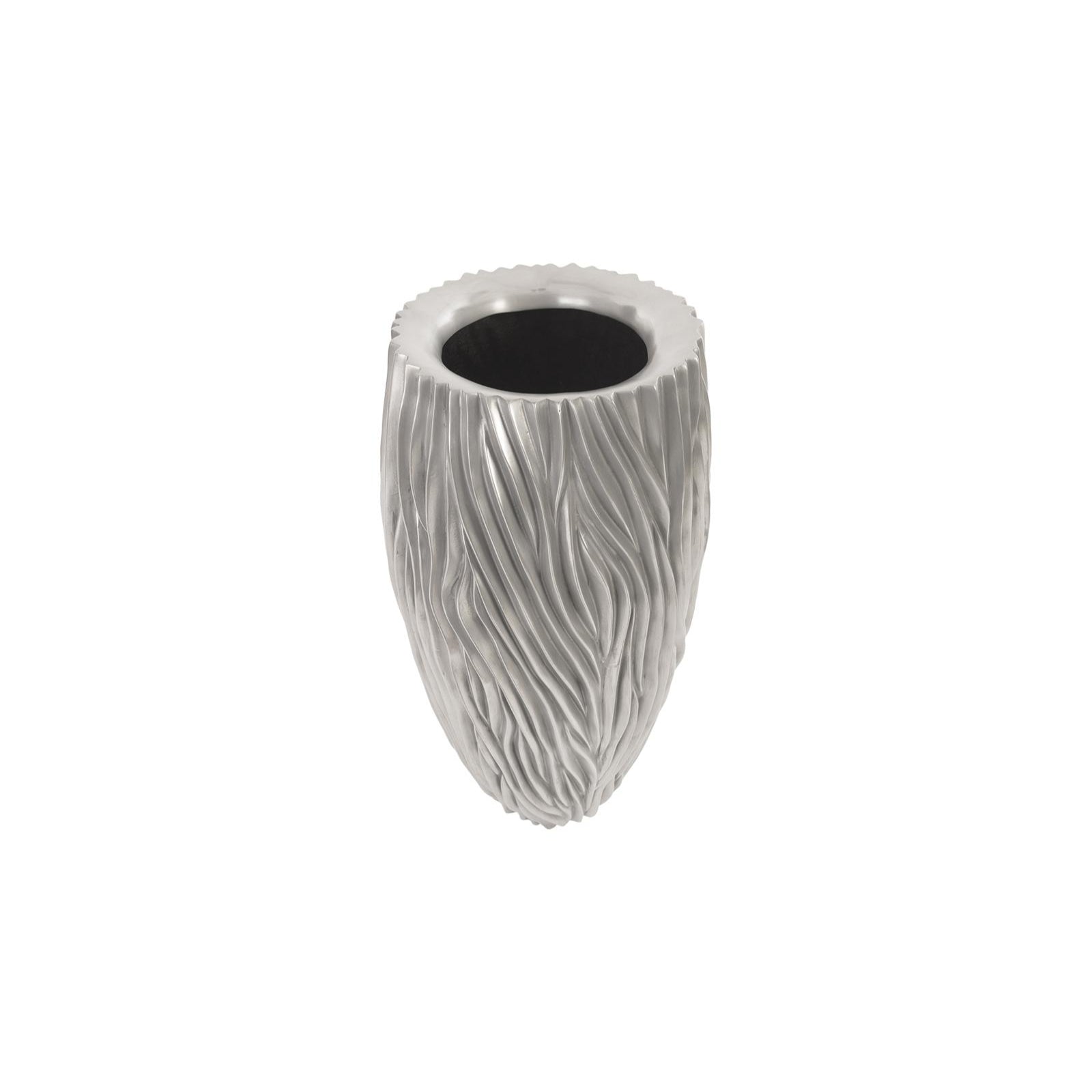 Alon Polished Aluminium Planter