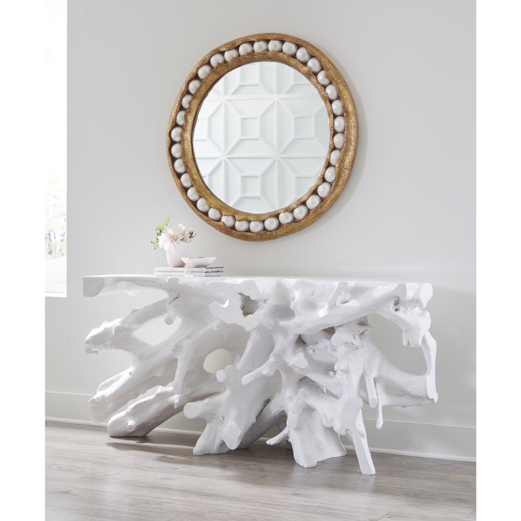 Beau Cast Root Console Table