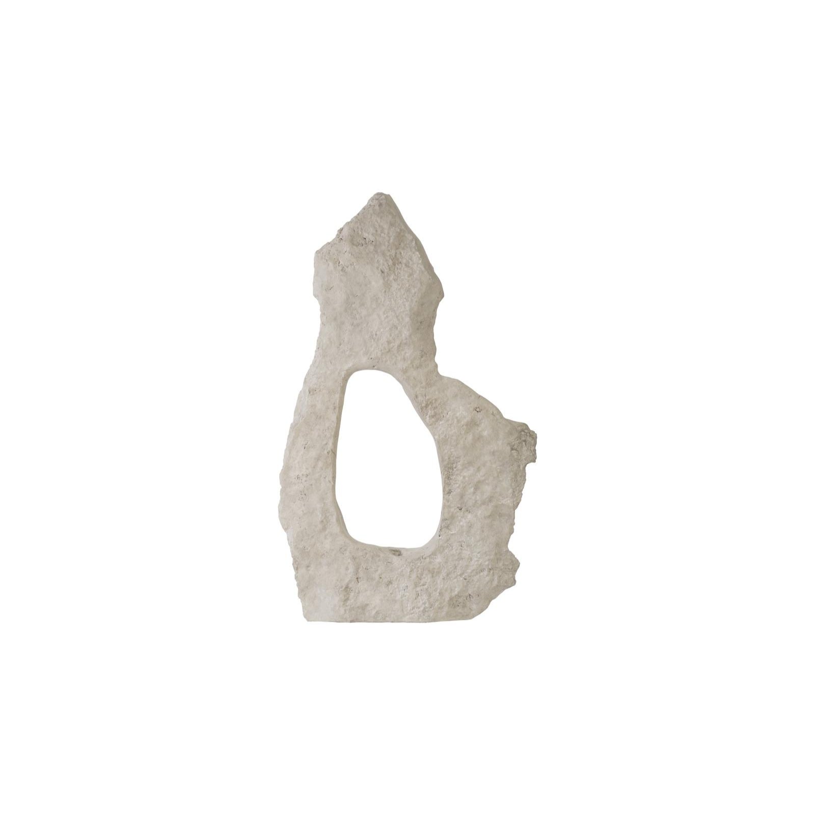 Colossal Cast Stone Single Hole Sculpture