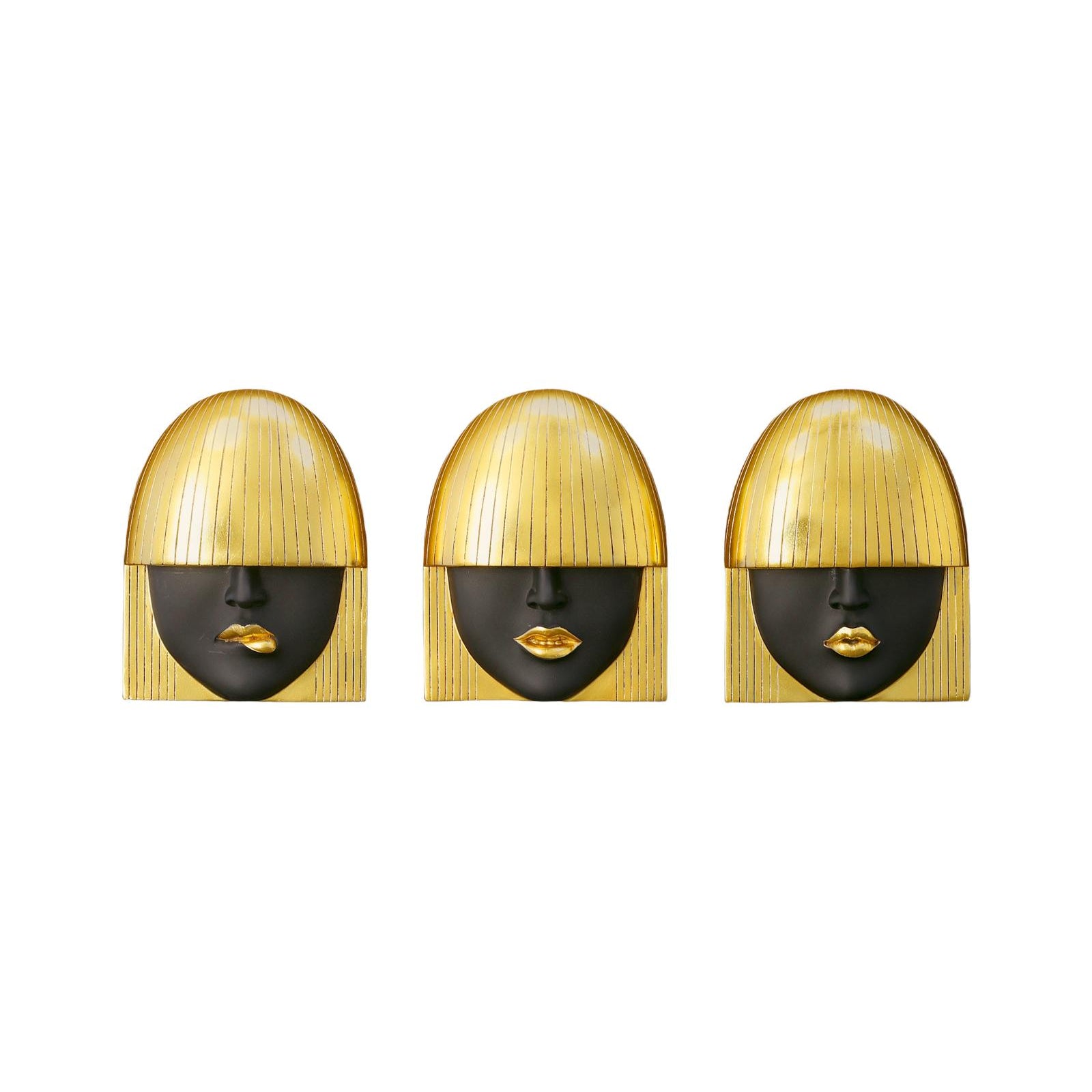 Fashion Faces Small Wall Art - Set of 3