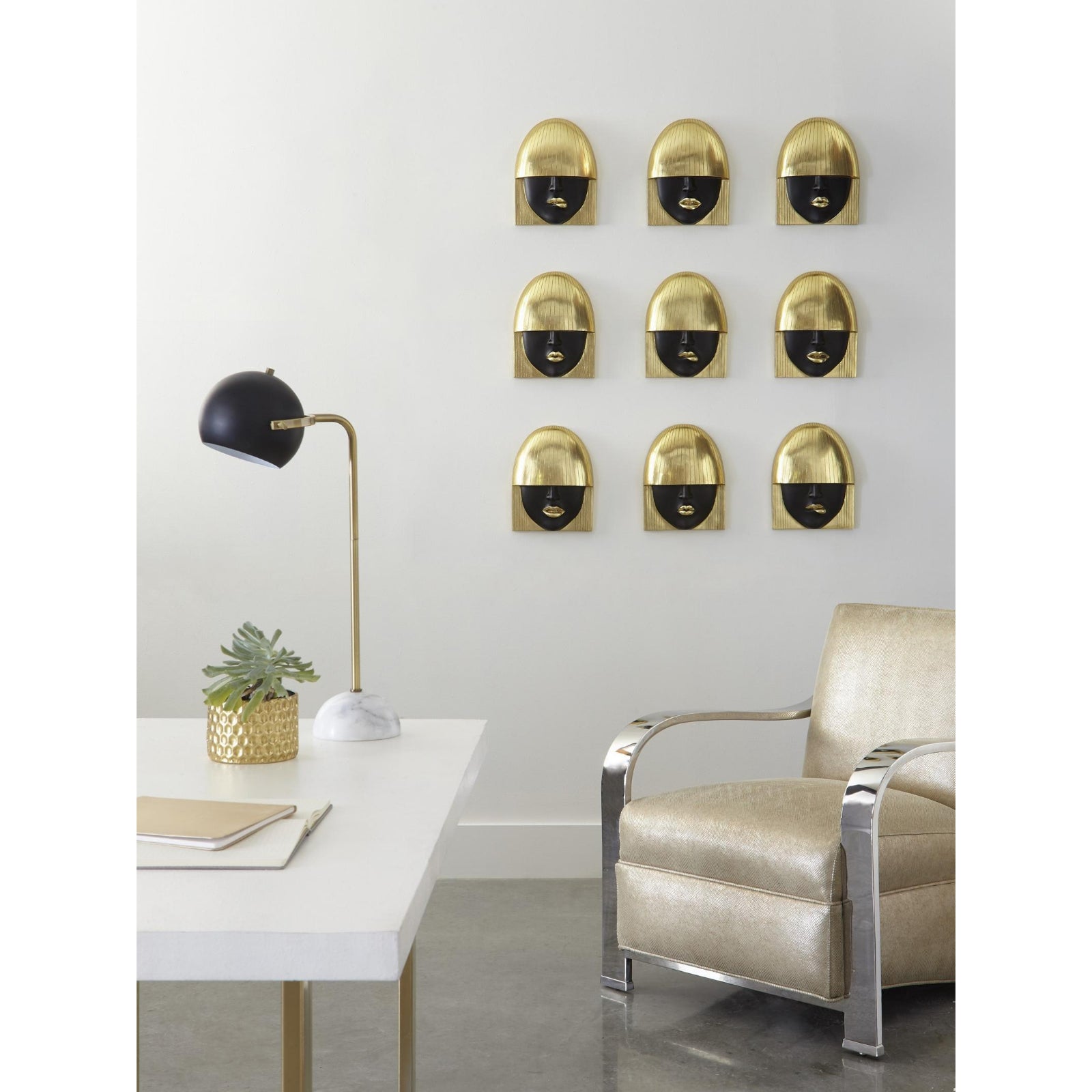 Fashion Faces Small Wall Art - Set of 3