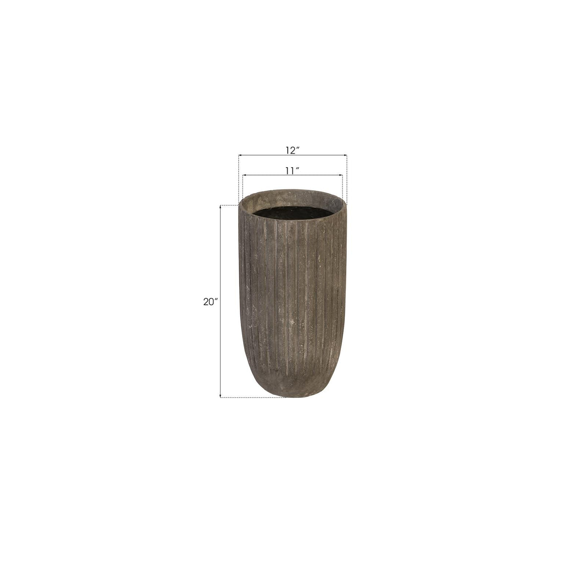 Fluted Planter by Phillips Collection
