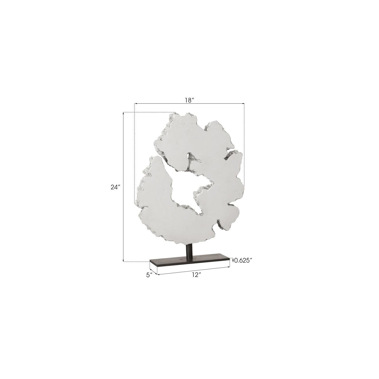 Lava Slice Sculpture on Stand