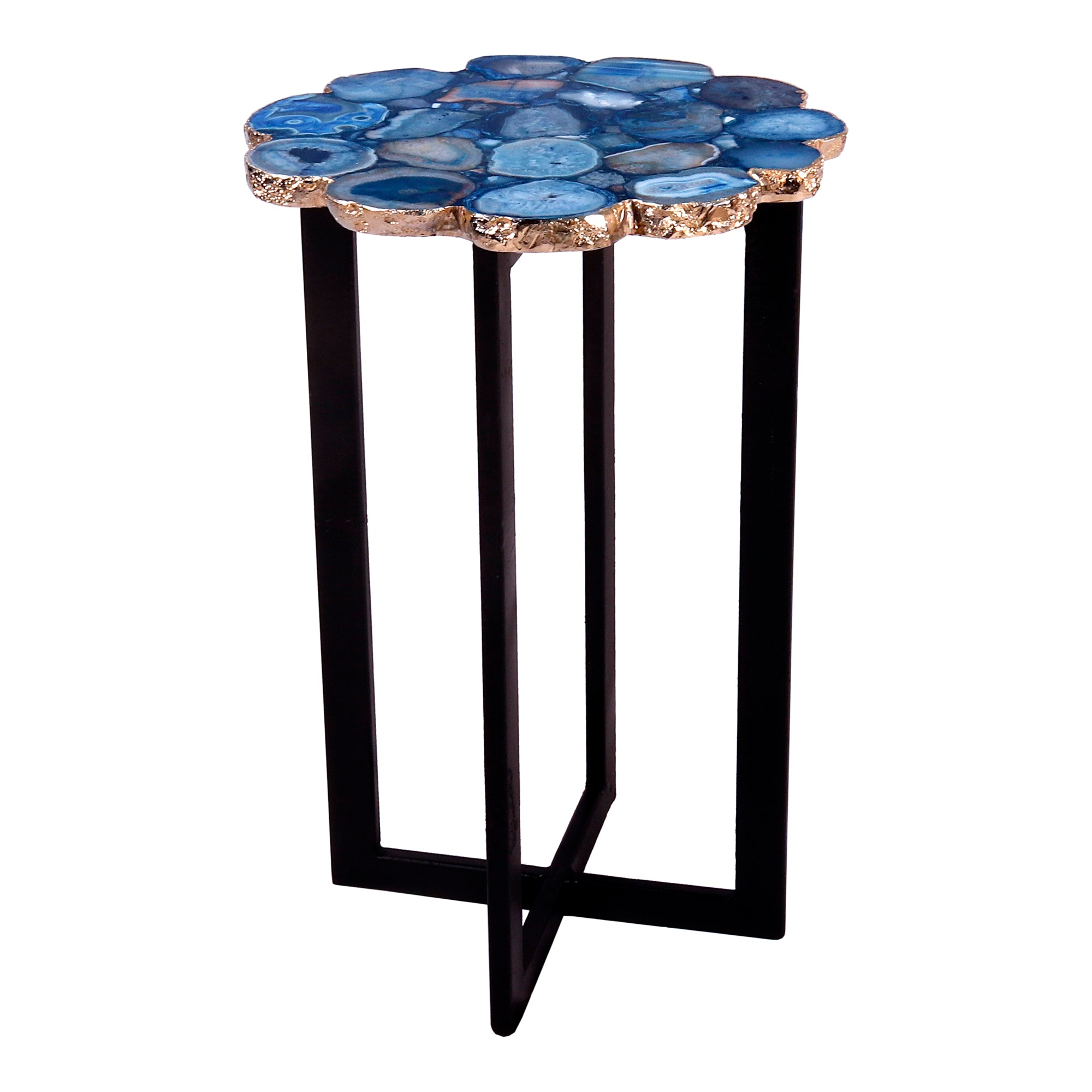 Azul Agate Accent Table Accent Tables Moe's Four Hands, Mid Century Modern Furniture, Old Bones Furniture Company, Old Bones Co, Modern Mid Century, Designer Furniture, Furniture Sale, Warehouse Furniture Sale, Azul Agate Accent Table Sale, https://www.oldbonesco.com/