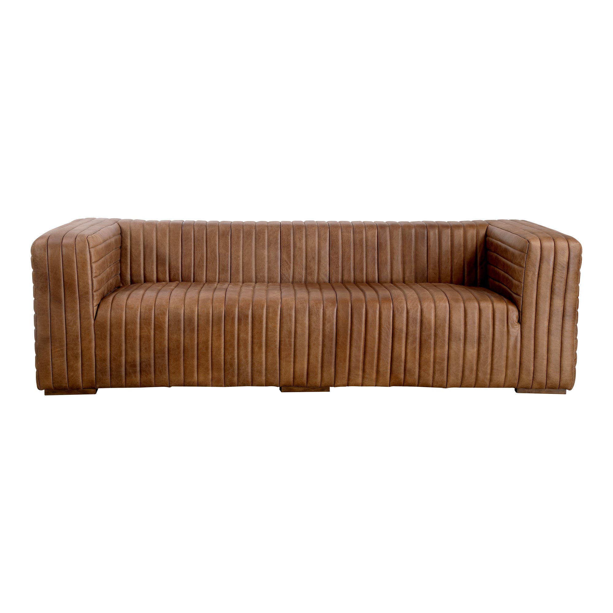 Castle Sofa Dark Brown Light BrownSofa Moe's Light Brown Four Hands, Mid Century Modern Furniture, Old Bones Furniture Company, Old Bones Co, Modern Mid Century, Designer Furniture, Furniture Sale, Warehouse Furniture Sale, Castle Sofa Dark Brown Sale, https://www.oldbonesco.com/