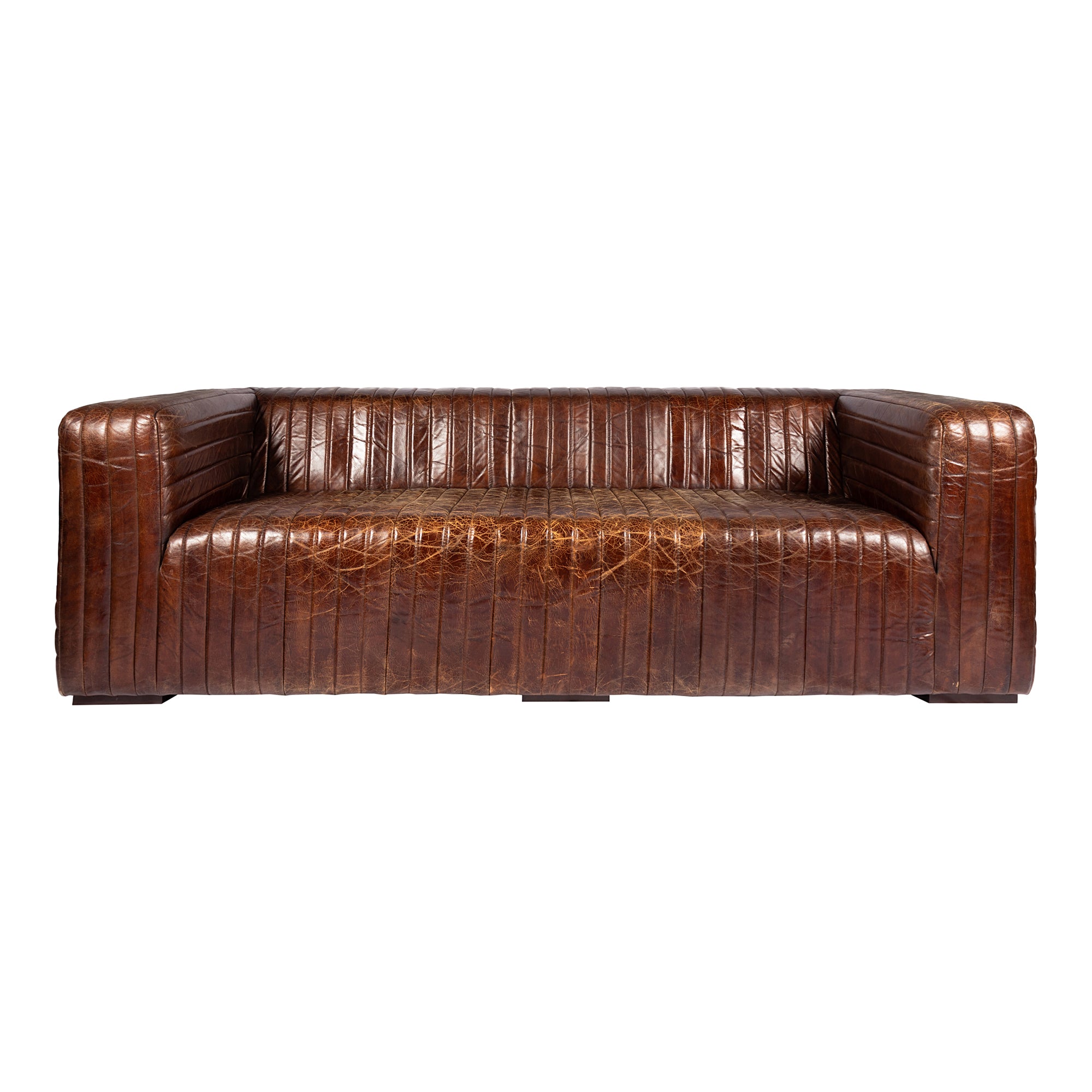 Castle Sofa Dark Brown Dark BrownSofa Moe's Dark Brown Four Hands, Mid Century Modern Furniture, Old Bones Furniture Company, Old Bones Co, Modern Mid Century, Designer Furniture, Furniture Sale, Warehouse Furniture Sale, Castle Sofa Dark Brown Sale, https://www.oldbonesco.com/