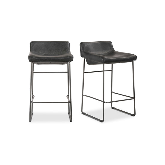 Starlet Counter Stool Open Road Leather - Set of Two