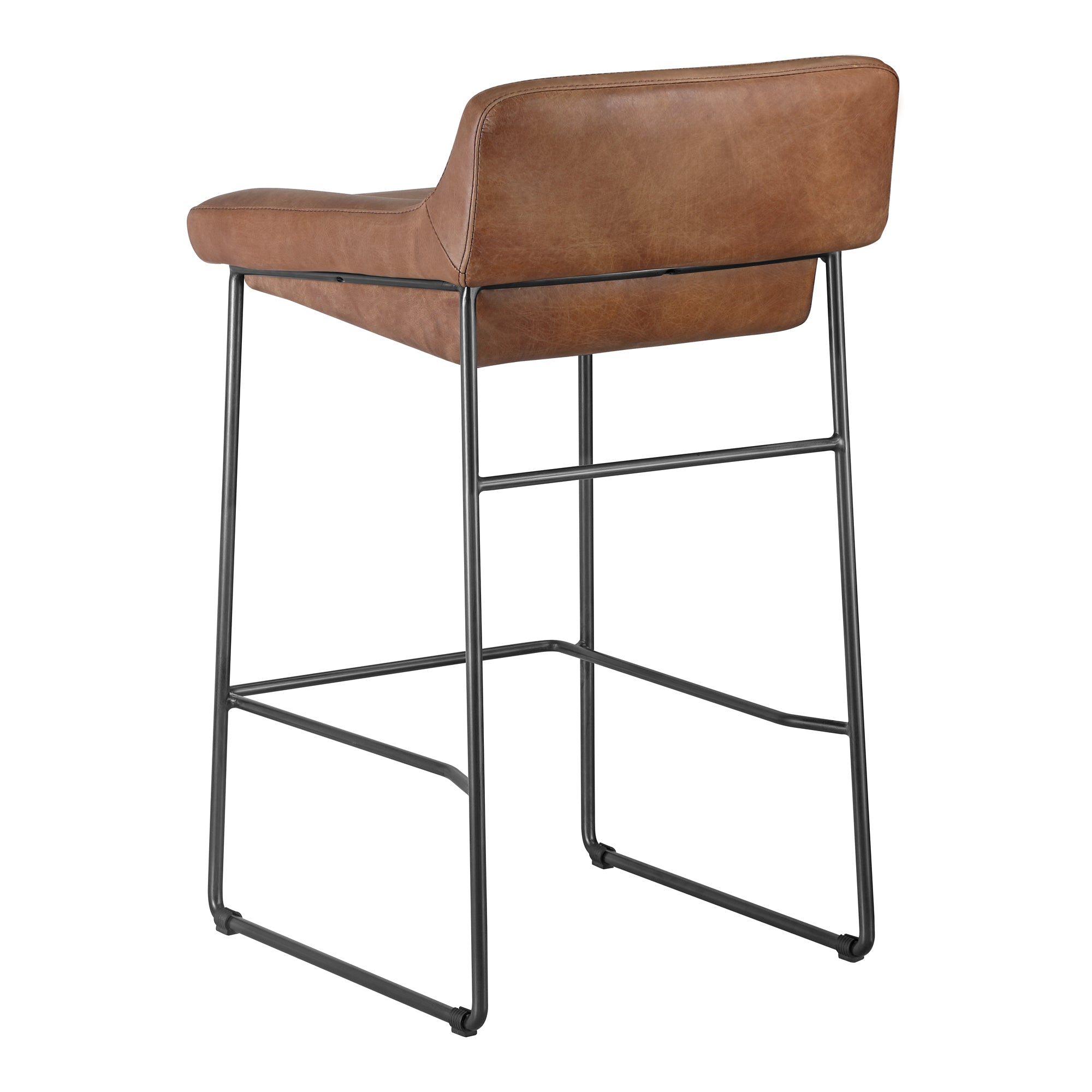 Starlet Counter Stool Open Road Leather - Set of Two Counter Stool Moe's Four Hands, Mid Century Modern Furniture, Old Bones Furniture Company, Old Bones Co, Modern Mid Century, Designer Furniture, Furniture Sale, Warehouse Furniture Sale, Starlet Counter Stool Open Road Leather - Set of Two Sale, https://www.oldbonesco.com/