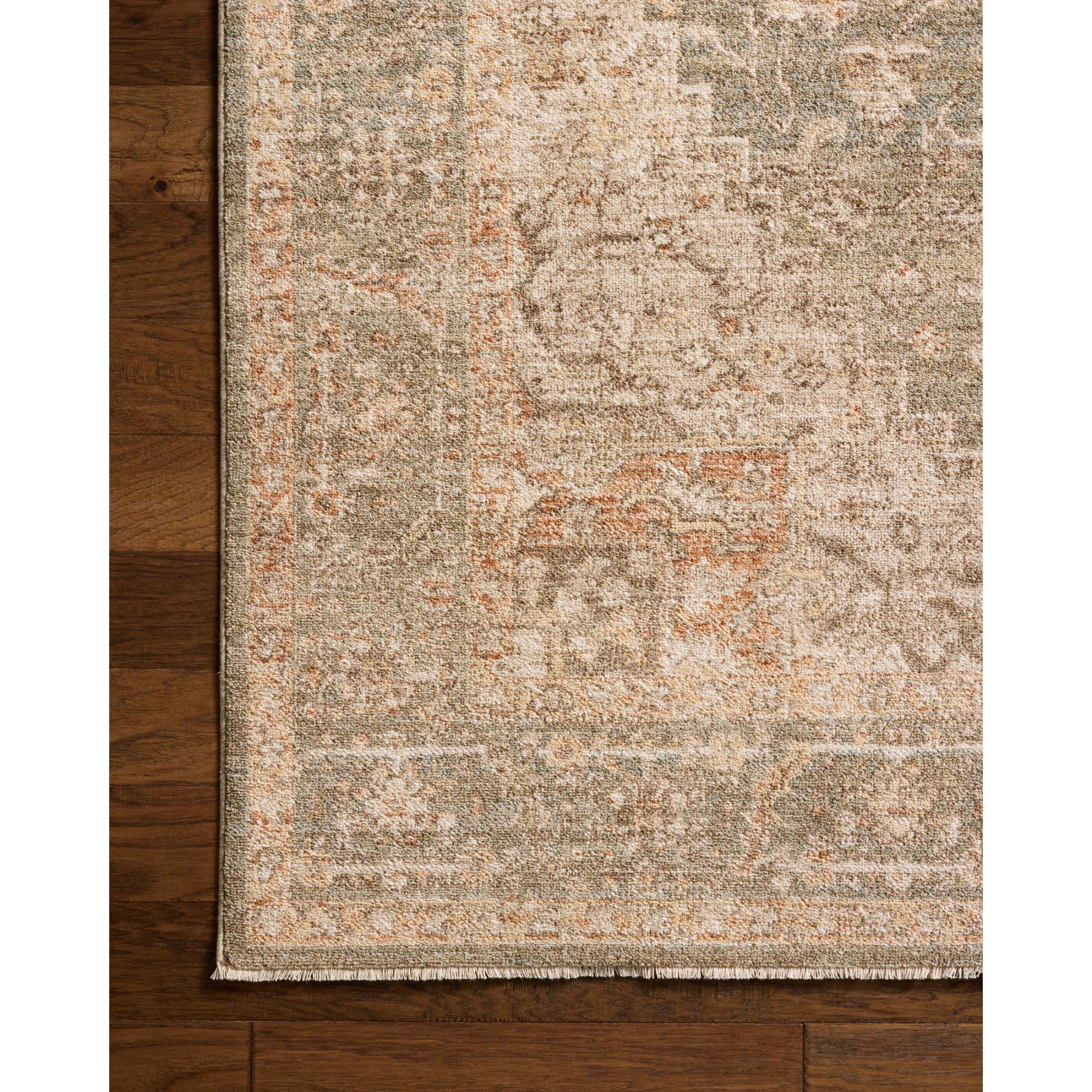 Chris Loves Julia x Loloi Palma Olive/Spice Rug