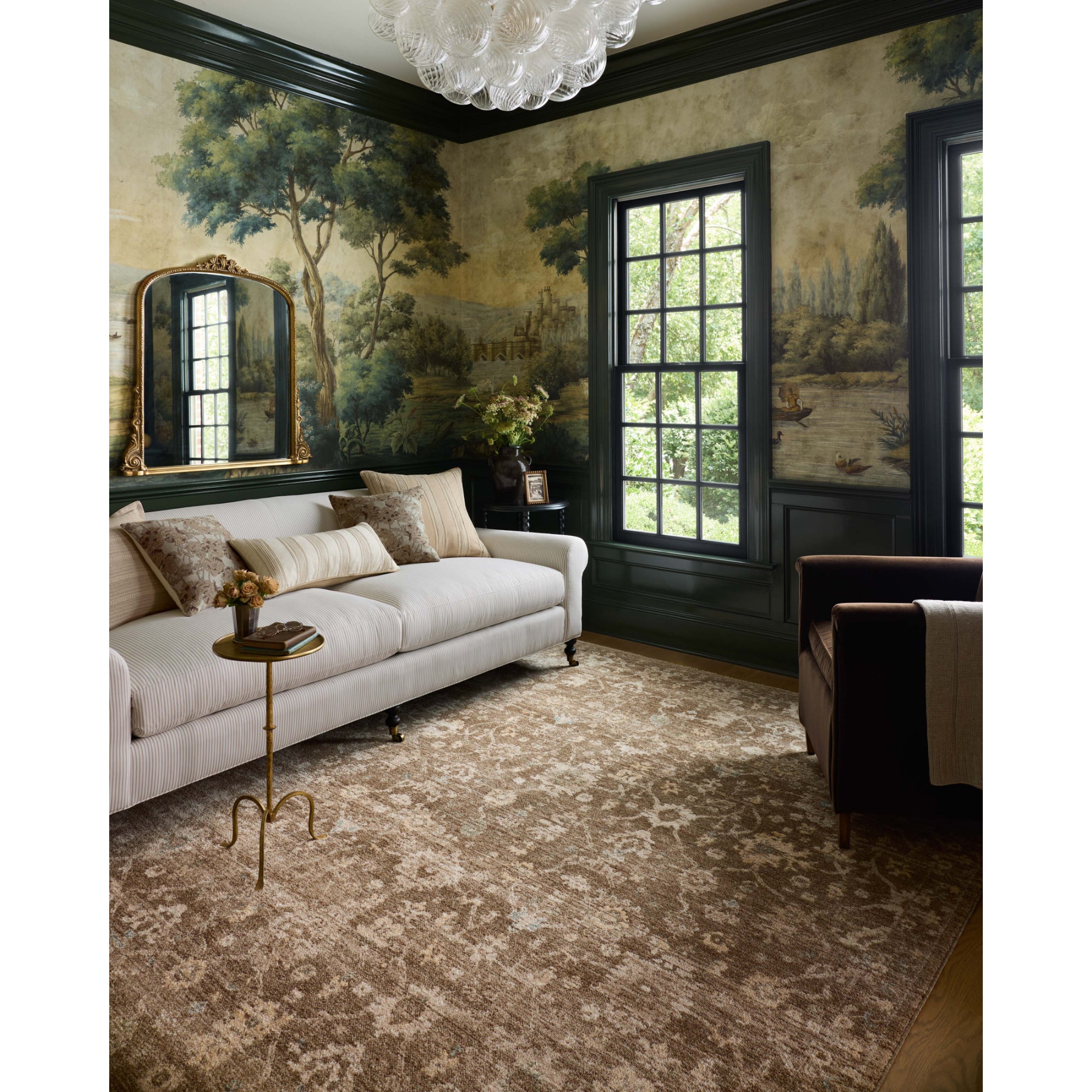 Chris Loves Julia x Loloi Palma Brown/Earth Rug