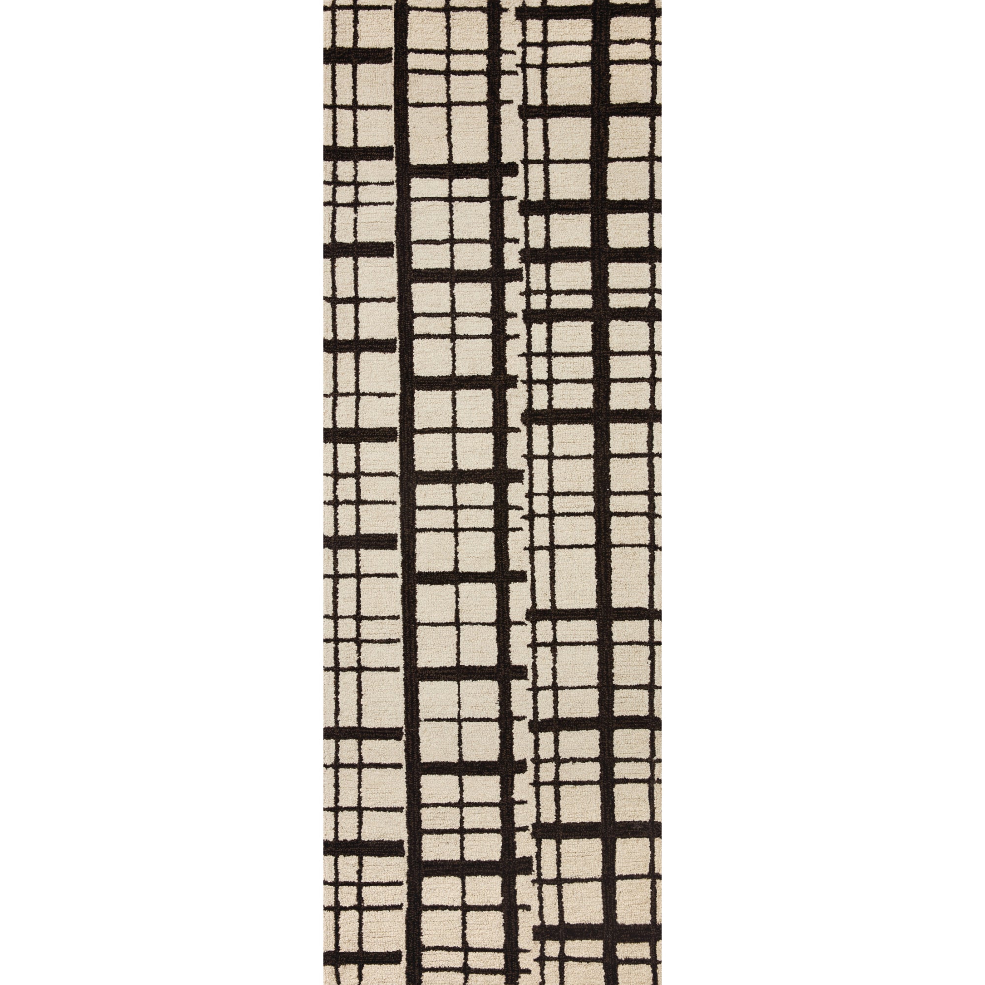 Chris Loves Julia x Loloi Polly Black/Ivory Rug
