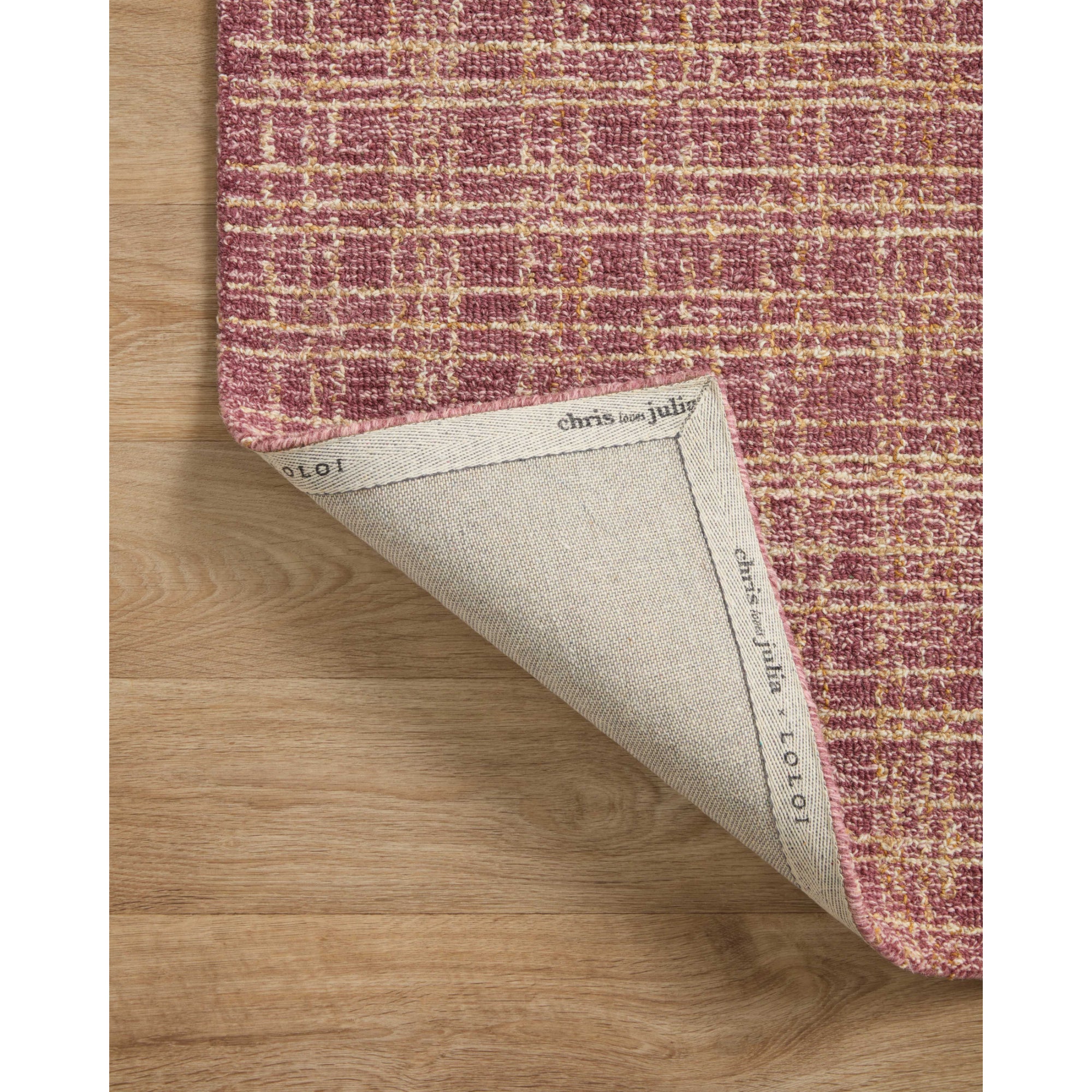 Chris Loves Julia x Loloi Polly Berry/Natural Rug