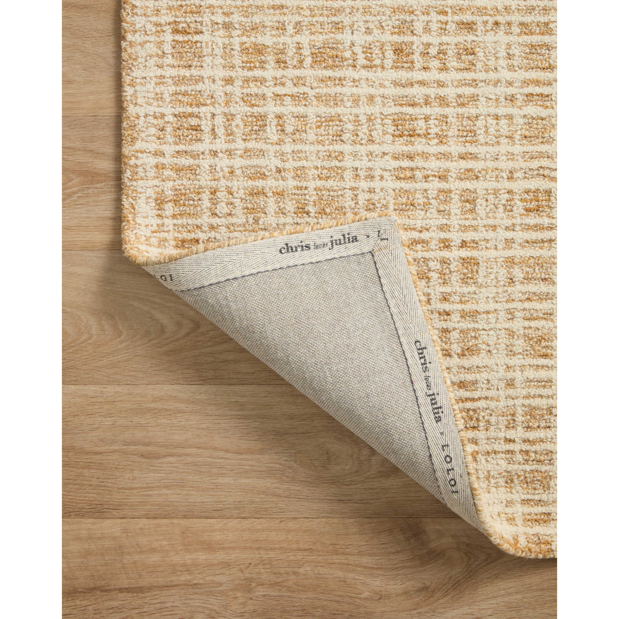 Chris Loves Julia x Loloi Polly Strawith Ivory Rug