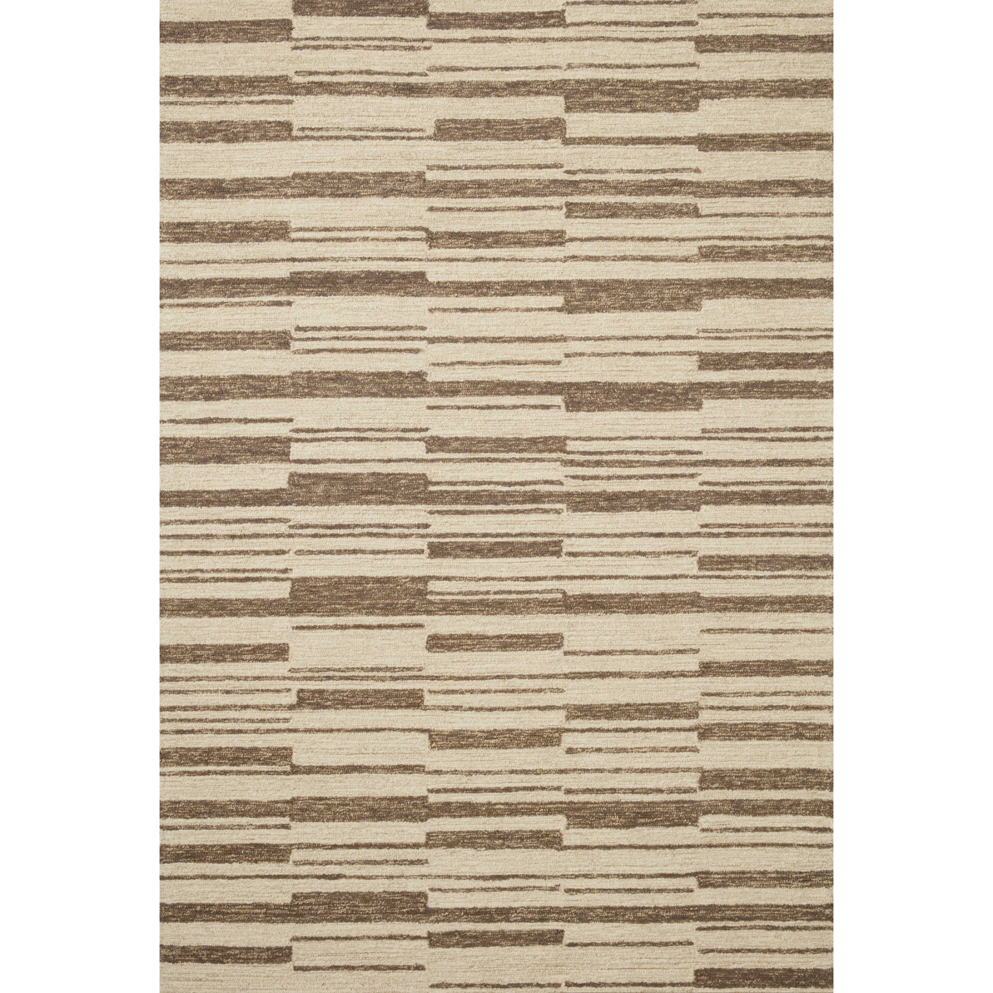 Chris Loves Julia x Loloi Polly Beige/Tobacco Rug
