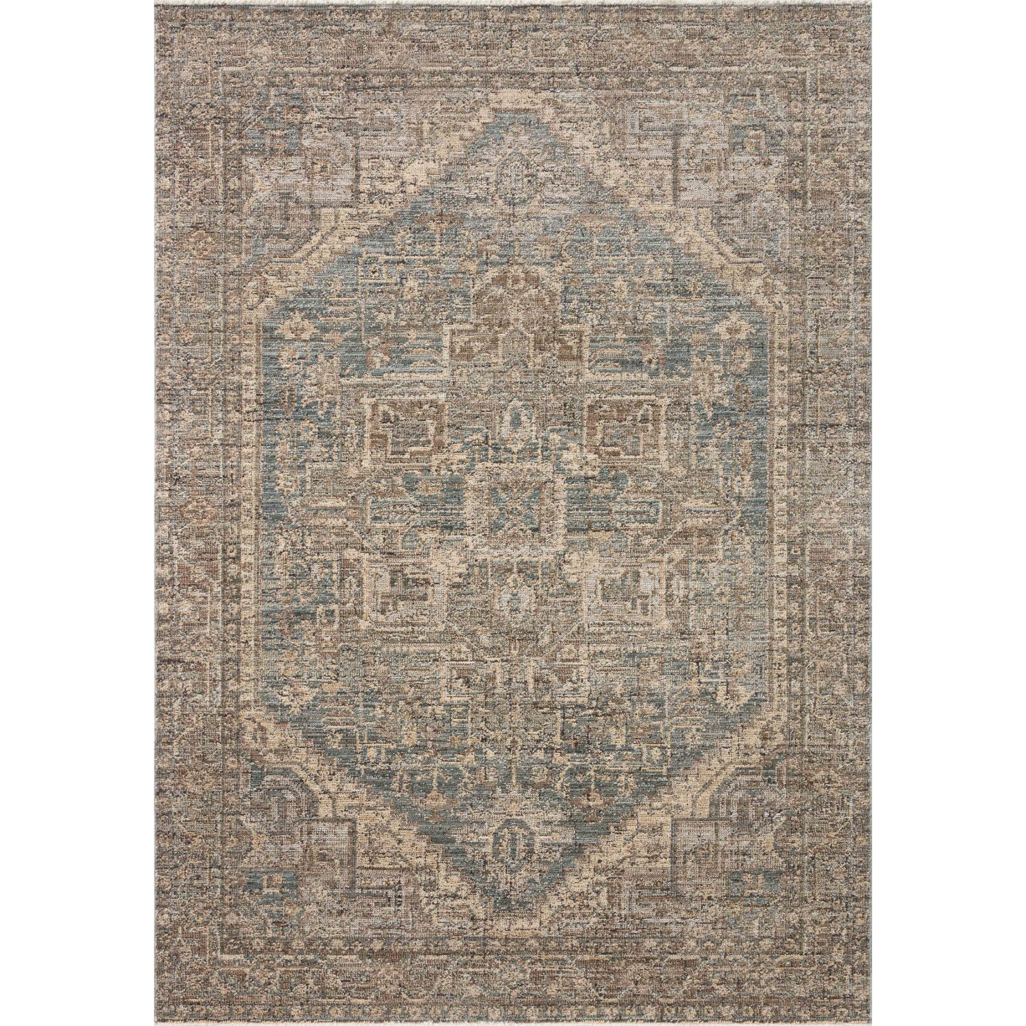Loloi Priscilla Blue/Bark Rug