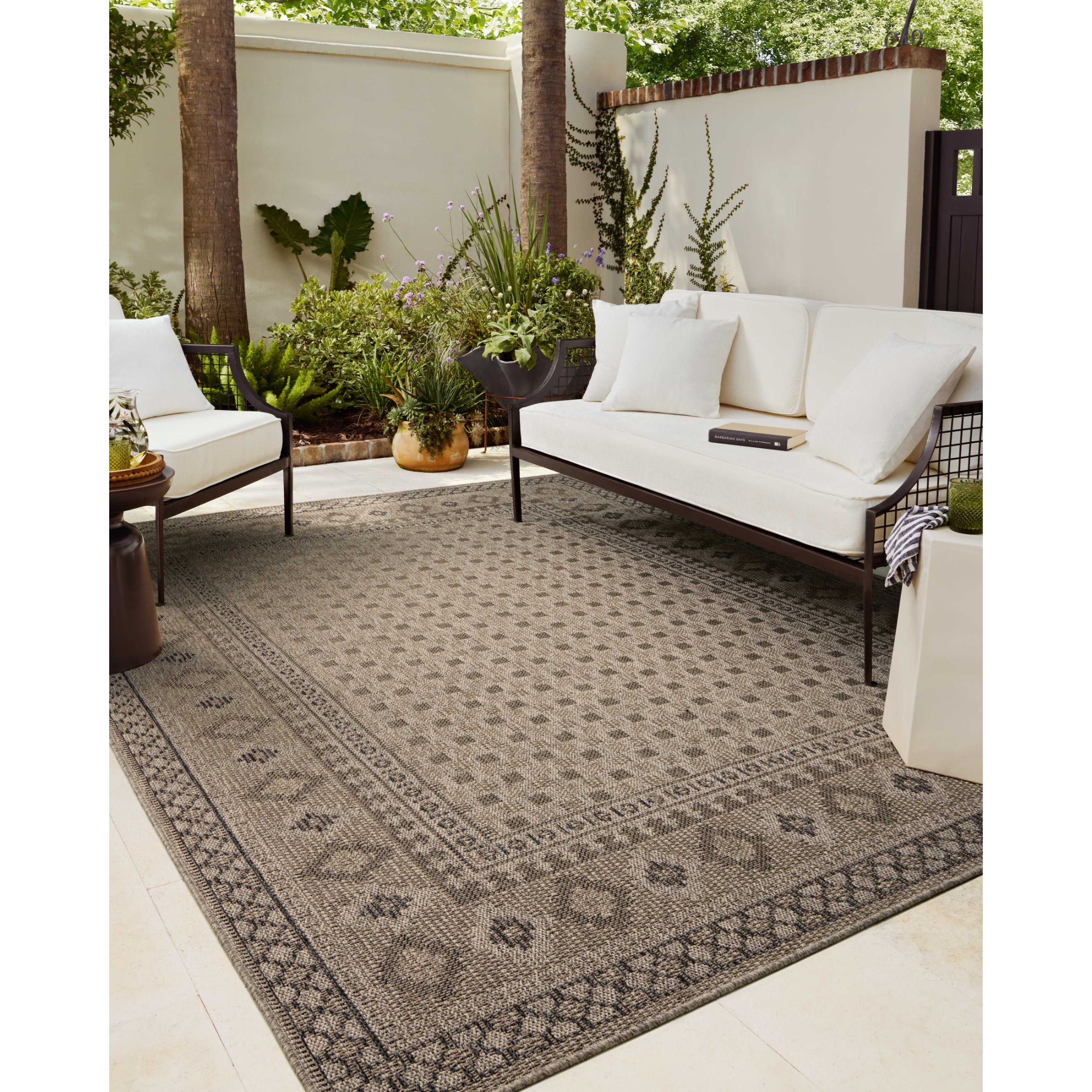 Chris Loves Julia x Loloi Providence Dove/Charcoal Rug