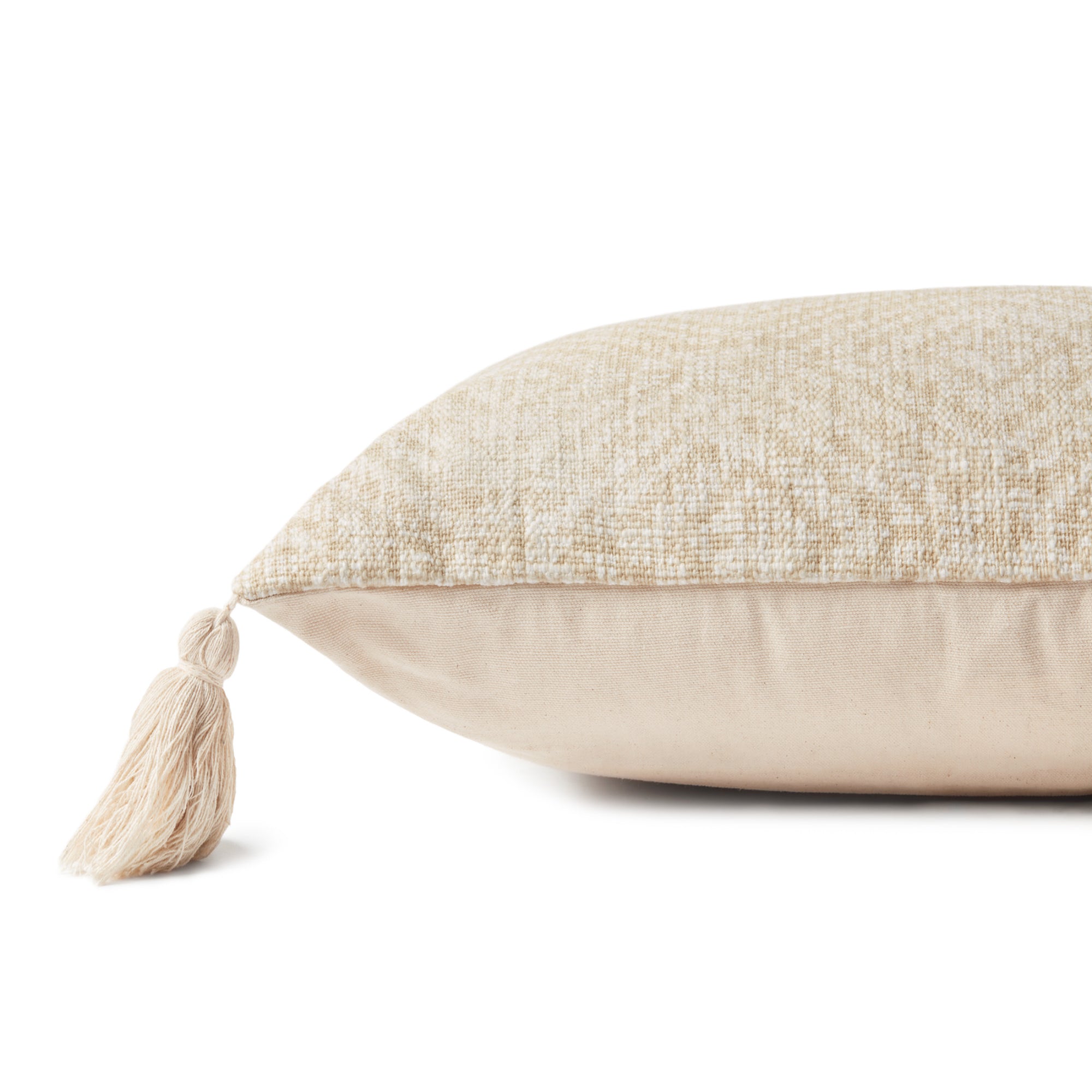 Loloi P0621 Ivory Cover with Poly Pillow