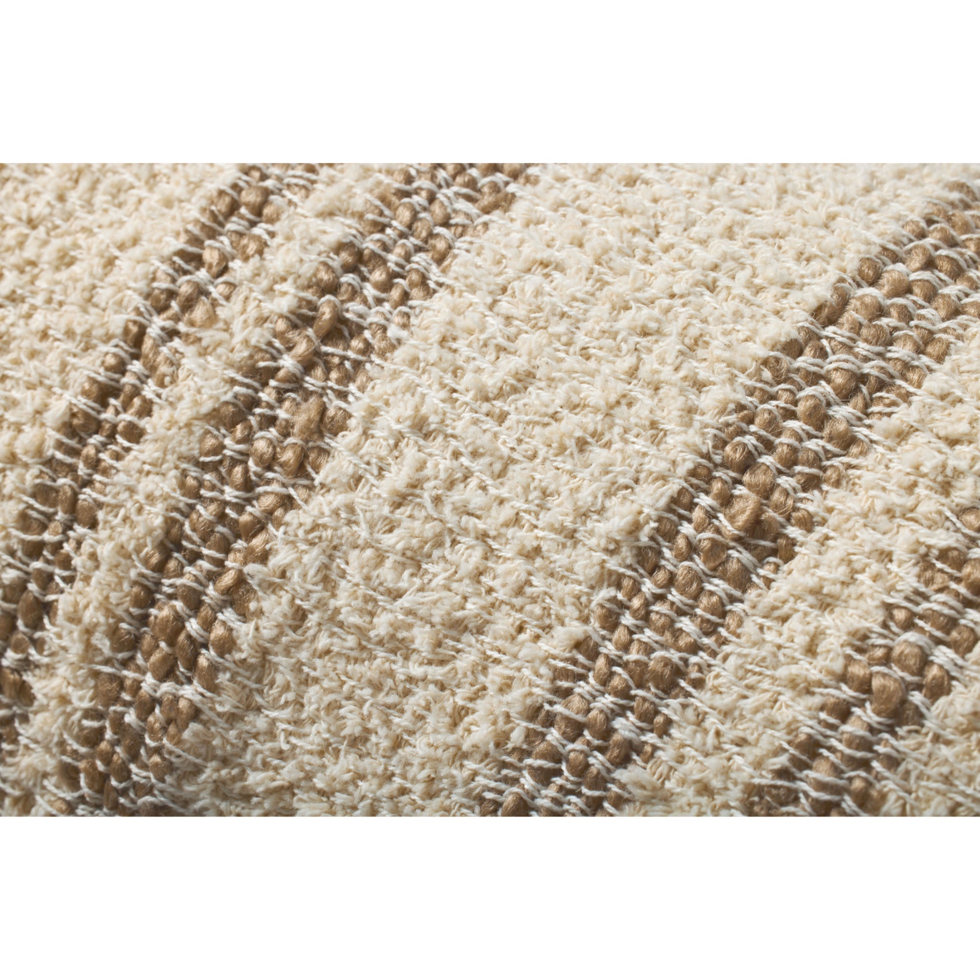Brigette Romanek PBR0011 Natural/Tan 12'' x 27'' Cover with Poly Pillow