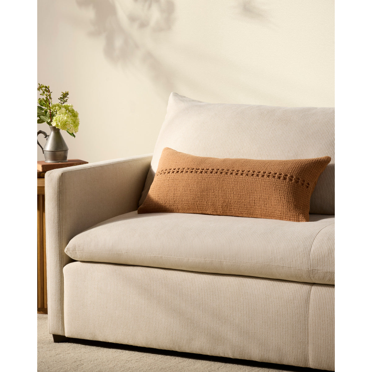 Chris Loves Julia x Loloi Harvey 12'' x 27'' Cover with Poly Pillow