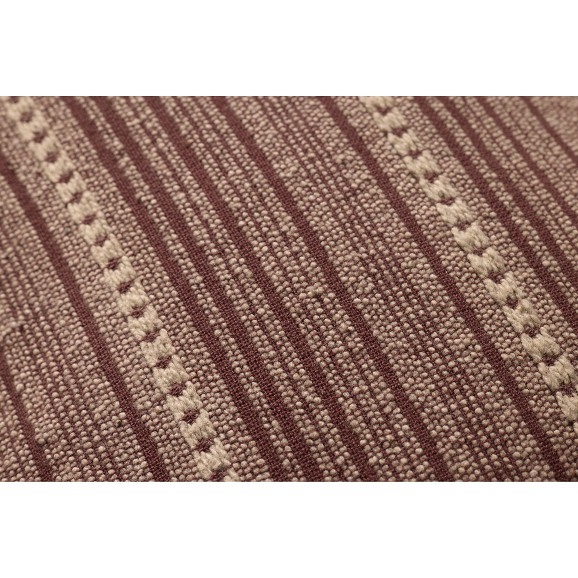 Chris Loves Julia x Loloi Howie Wine/Natural 13'' x 21'' Cover with Poly Pillow