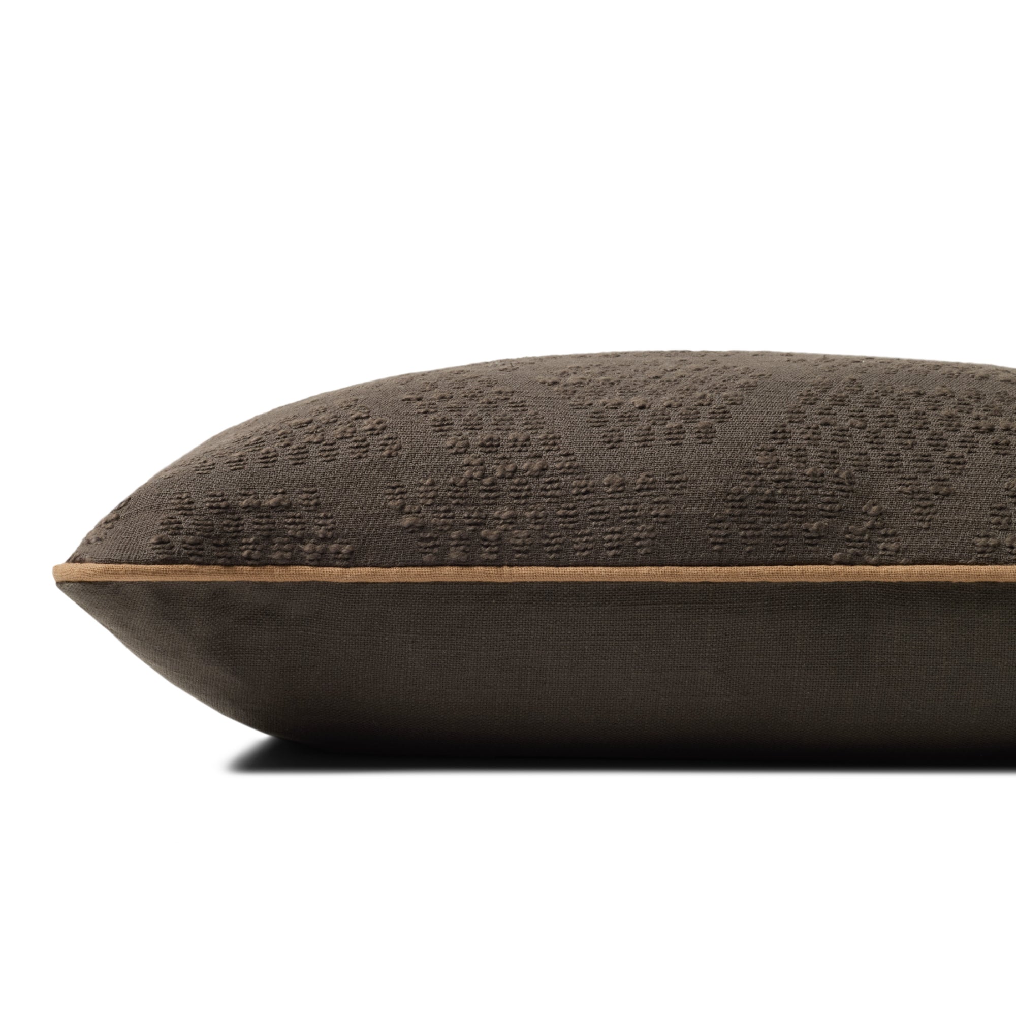 Jeremiah Brent x Loloi Leroy Brown Pillow Cover with Poly