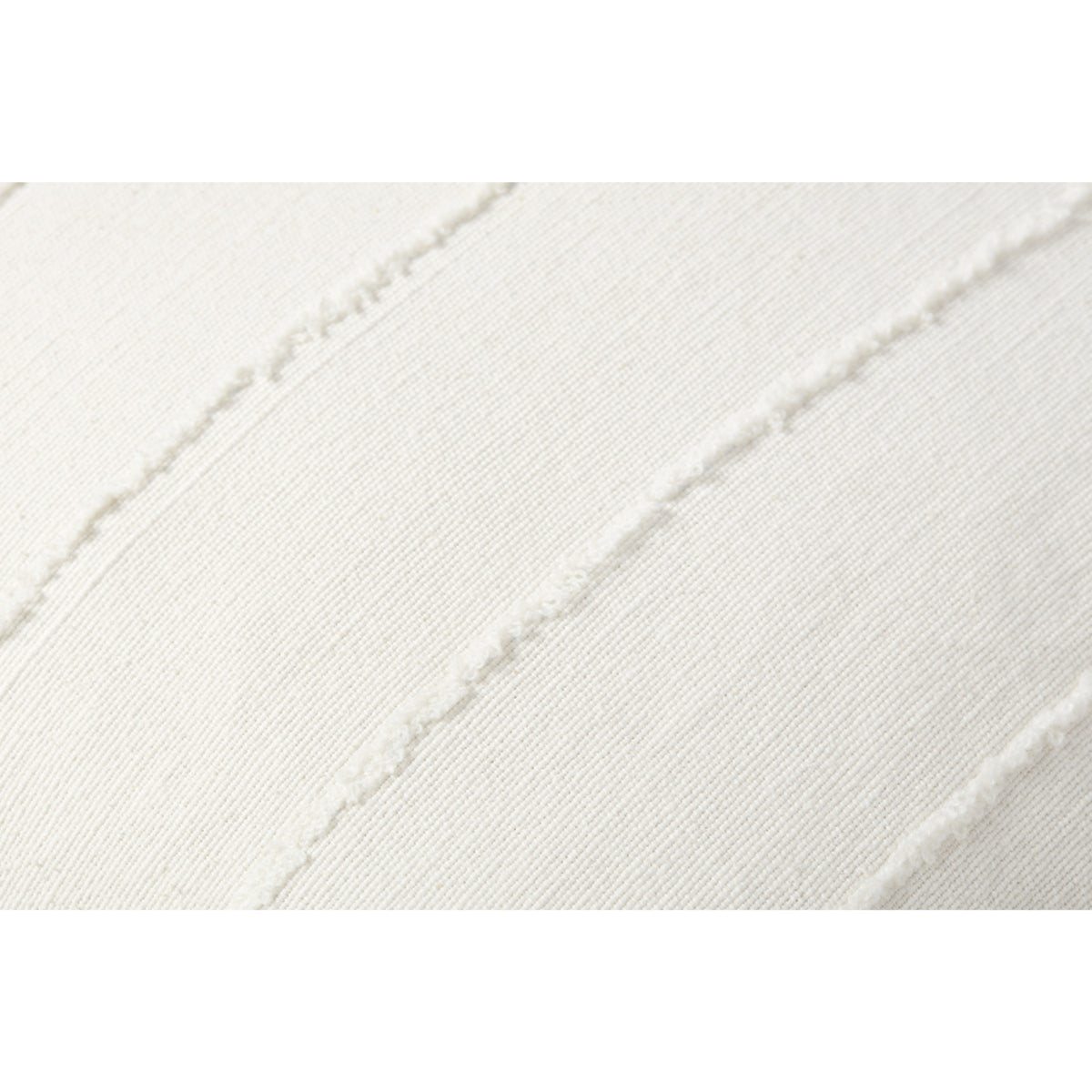 Jean Stoffer x Loloi Julia Ivory 18'' x 18'' Cover with Poly Pillow