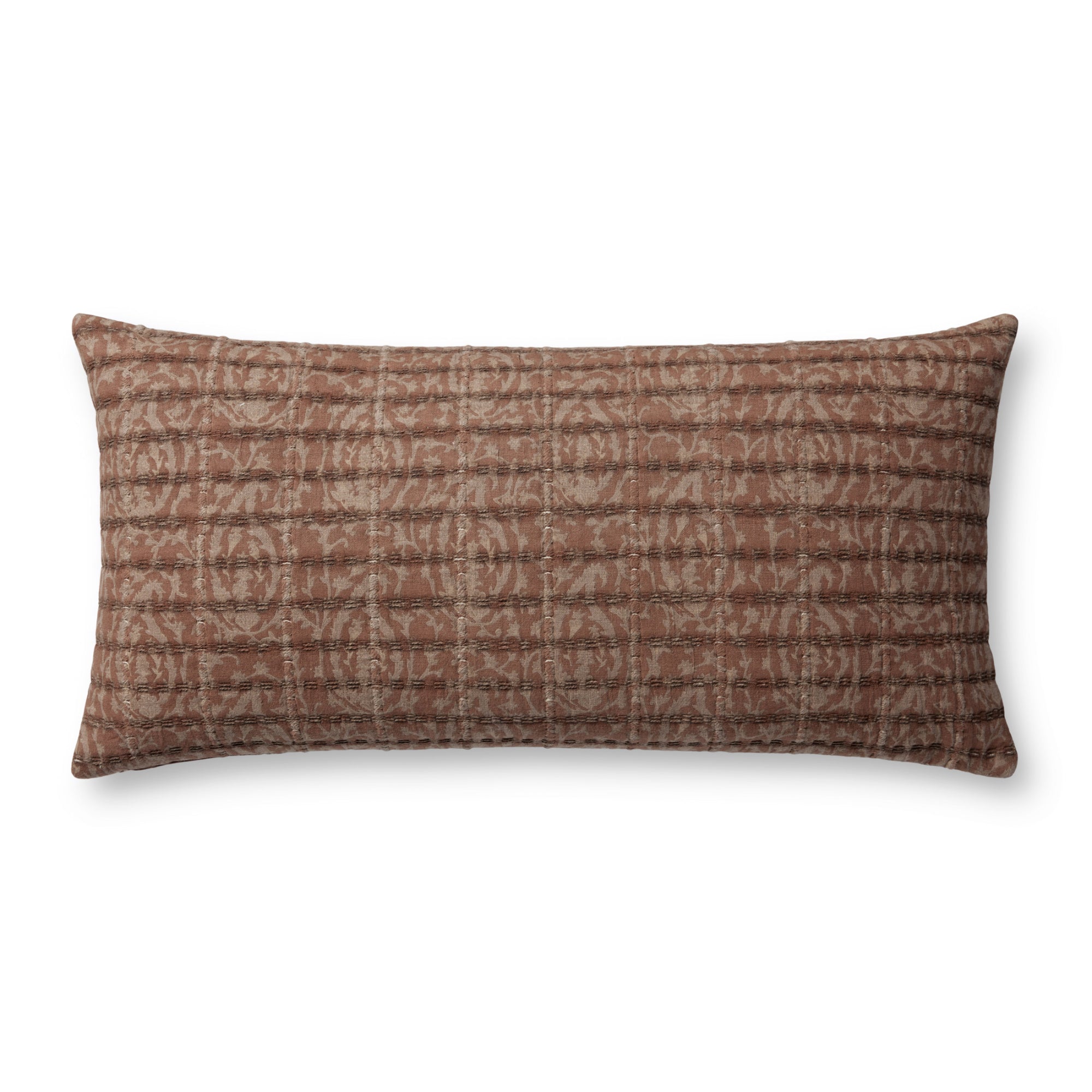 Jean Stoffer x Loloi PJS0020 Clay 13'' x 35'' Cover with Poly Pillow