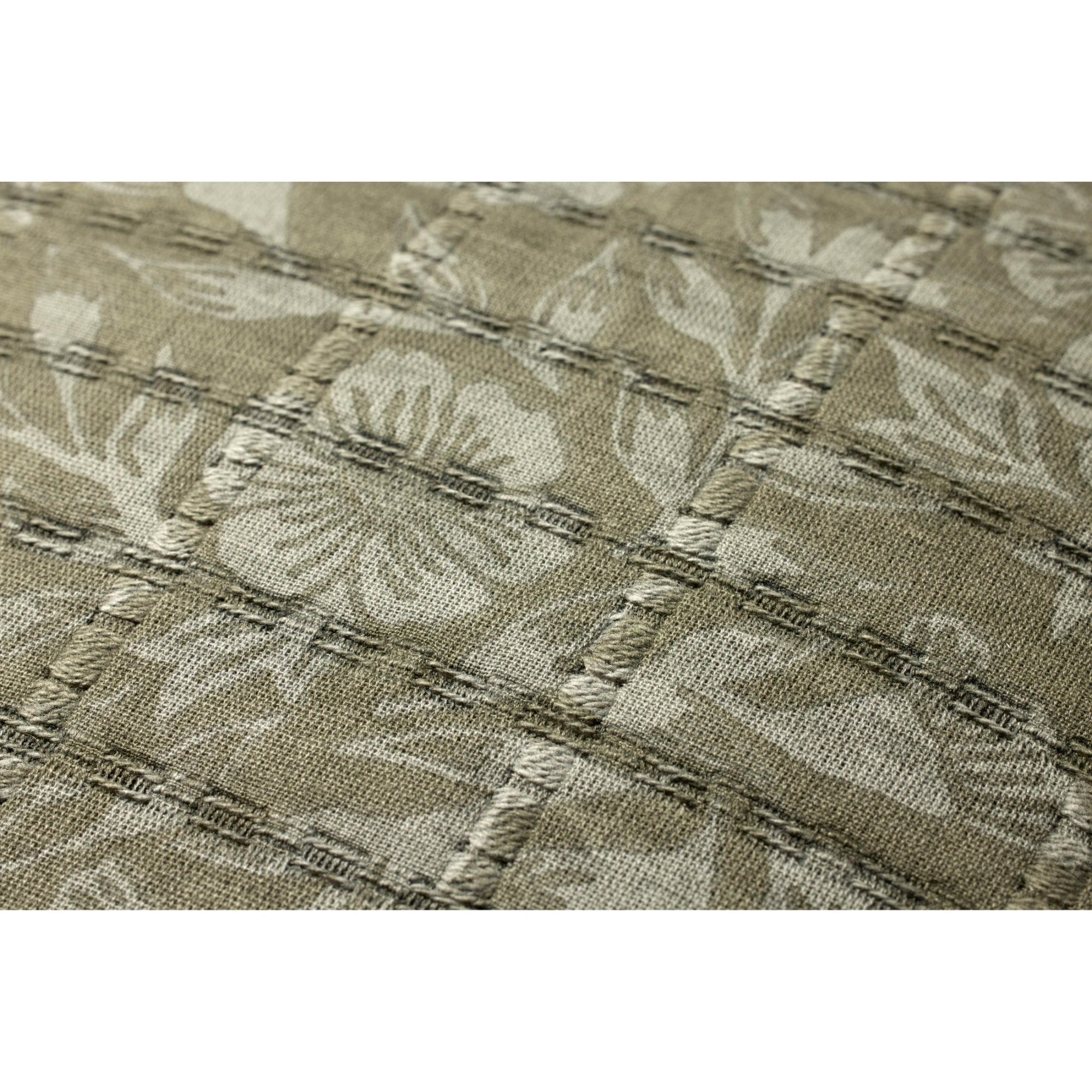 Jean Stoffer x Loloi PJS0024 Green/Grey 18'' x 18'' Cover with Poly Pillow