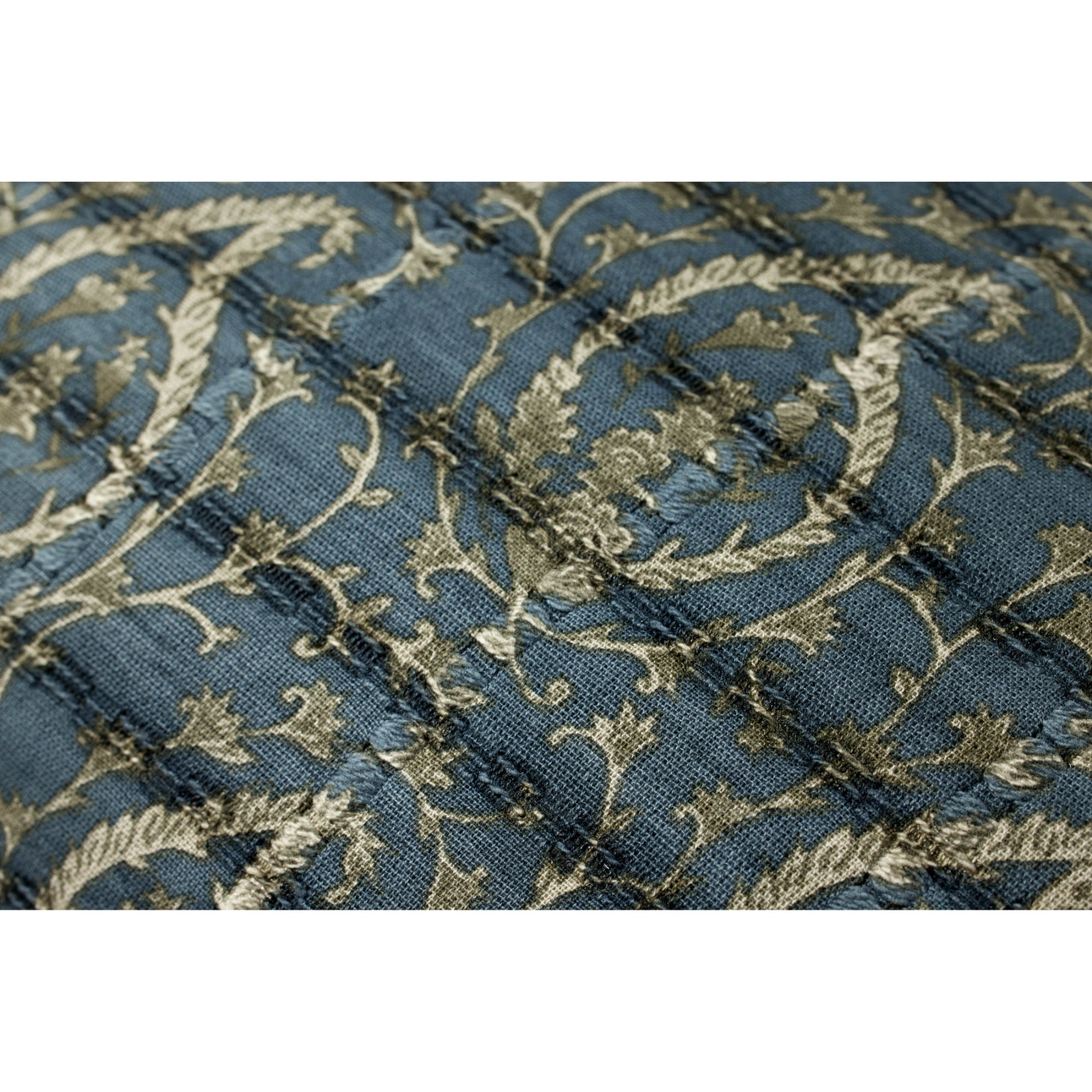 Jean Stoffer x Loloi PJS0025 Blue/Green 13'' x 21'' Cover with Poly Pillow