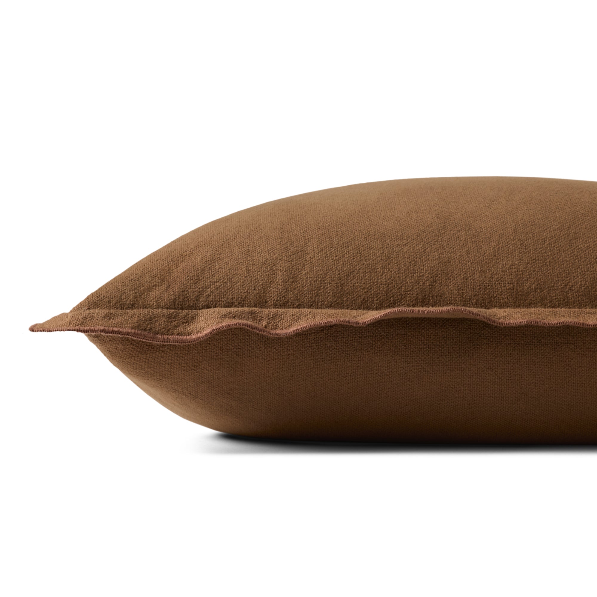 Leanne Ford x Loloi Captain Brown Cover with Poly Pillow