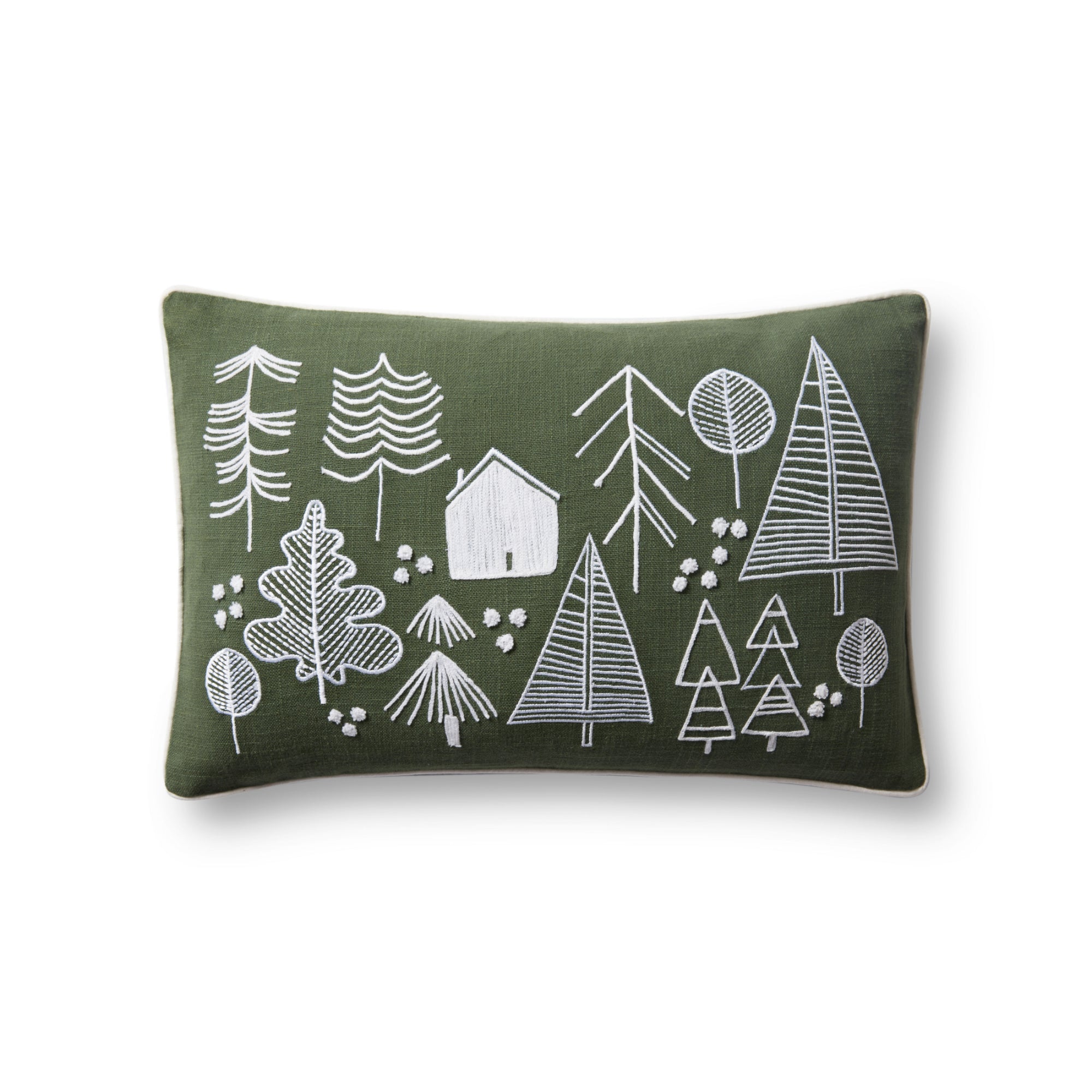 Loloi PLL0031 Forest 13" x 21" Cover with Poly Pillow