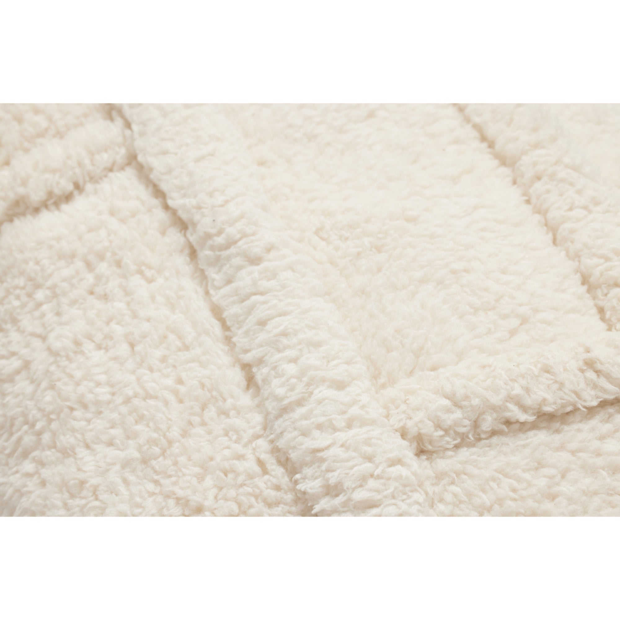 Loloi PLL0111 Ivory 13'' x 21'' Cover with Poly Pillow
